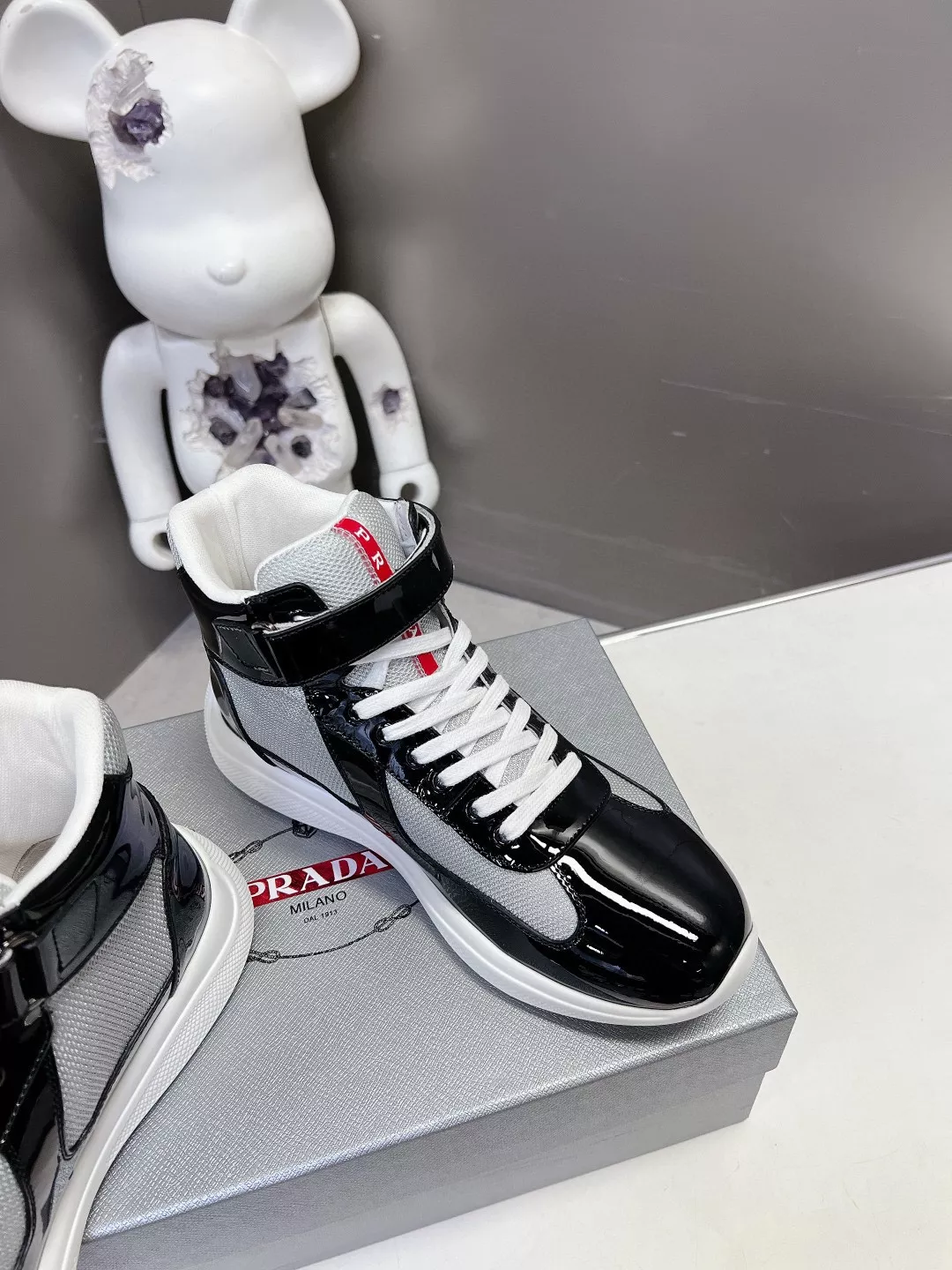 Prada High Top Shoes For Women Soft 173