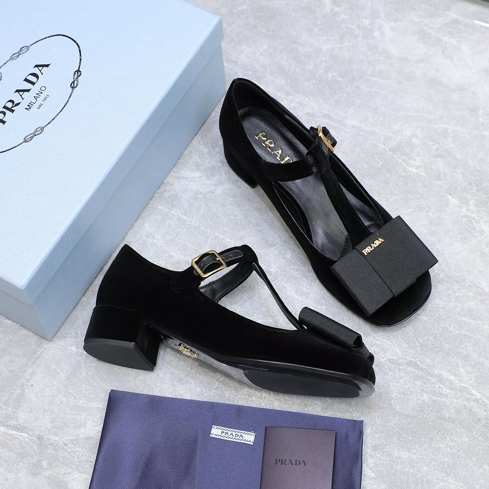 Prada High-heeled Shoes For Women Soft 6895