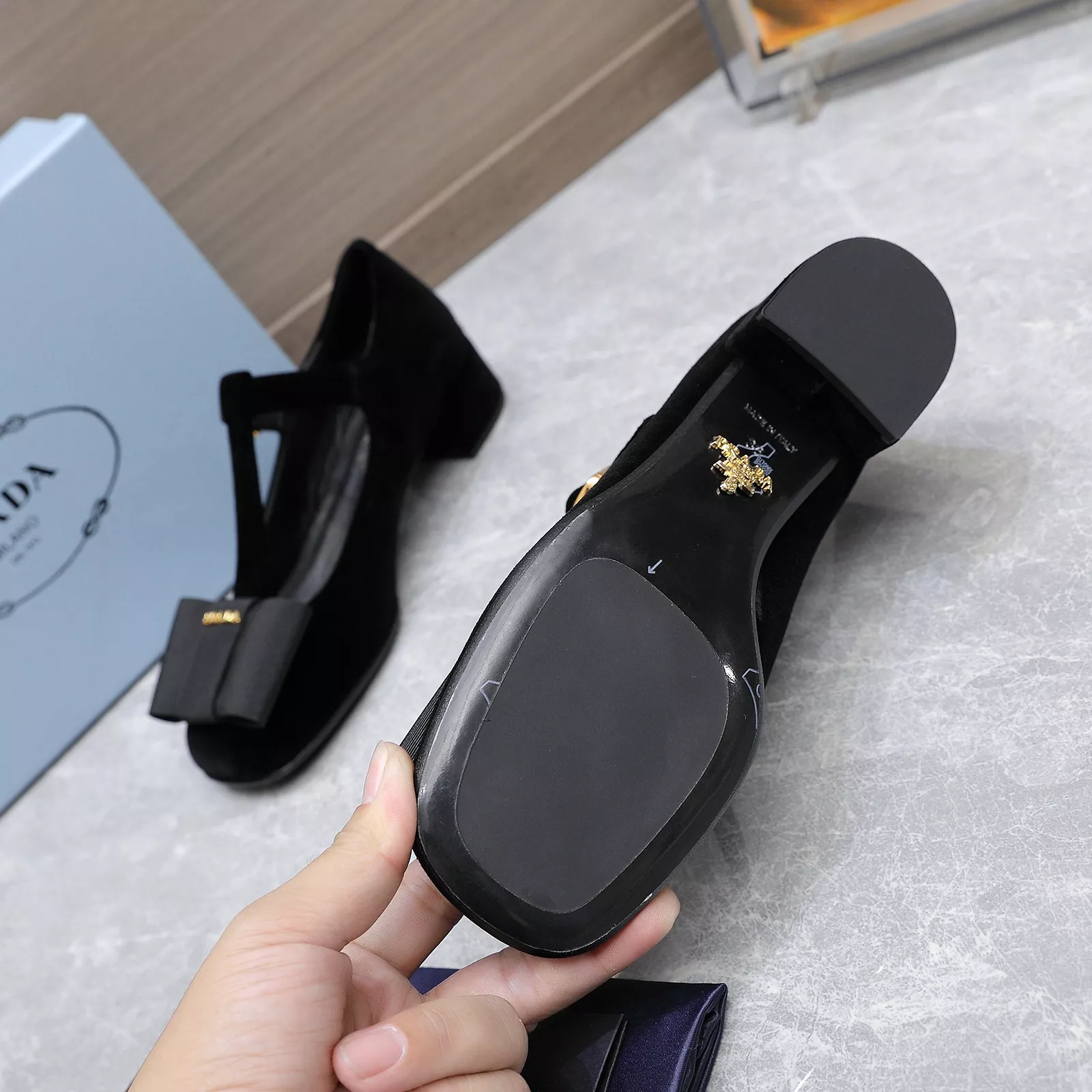 Prada High-heeled Shoes For Women Soft 6895