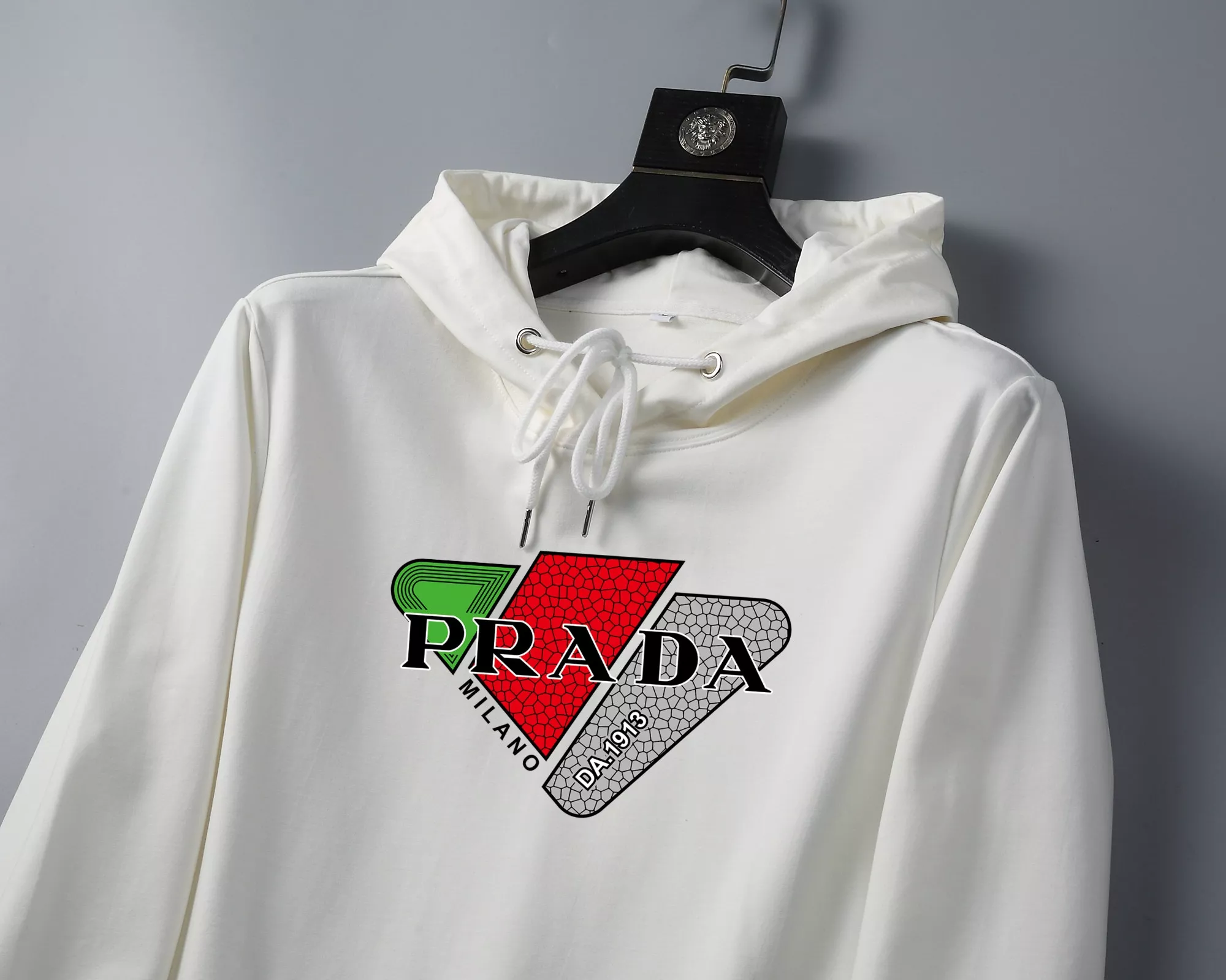 Prada Hoodies Long Sleeved For Men Bold 5832