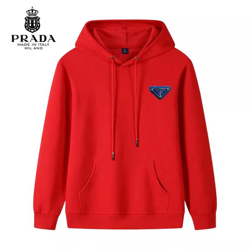 Prada Hoodies Long Sleeved For Men Cozy 6778