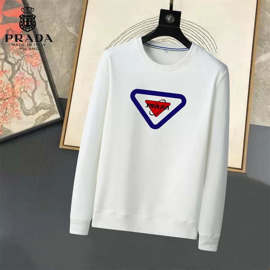 Prada Hoodies Long Sleeved For Men Reliable 1498