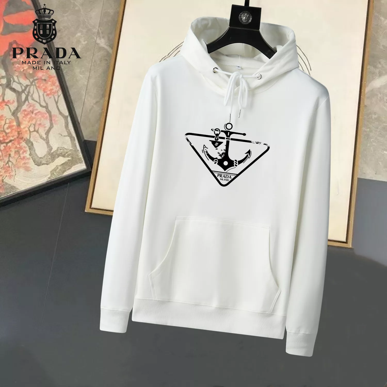 Prada Hoodies Long Sleeved For Men TopPick 4005
