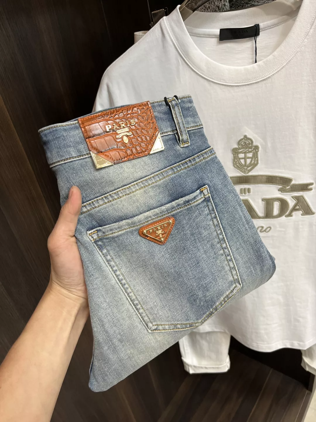 Prada Jeans For Men Breathable 6050