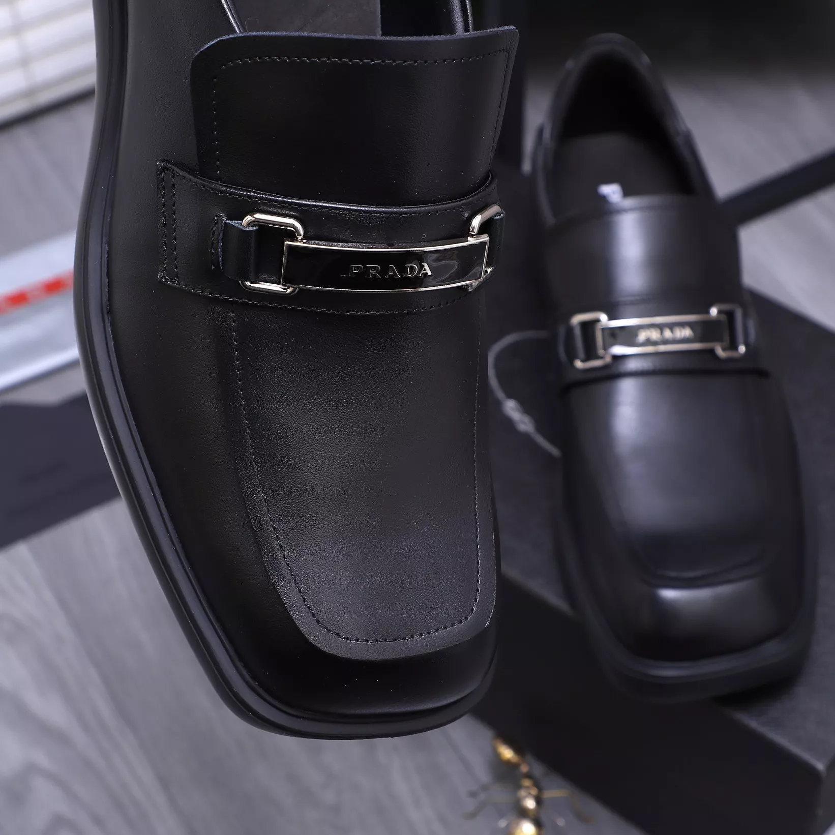 Prada Leather Shoes For Men Affordable 2231