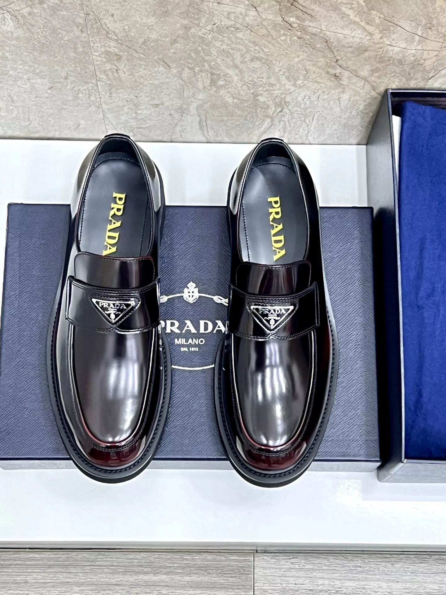 Prada Leather Shoes For Men BestValue 828