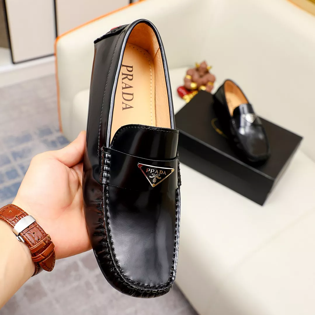 Prada Leather Shoes For Men Bold 7772