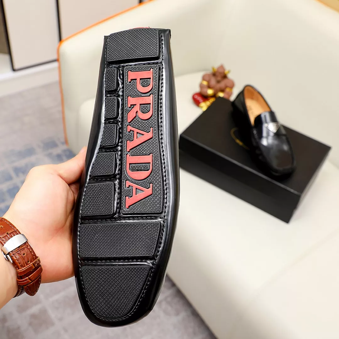 Prada Leather Shoes For Men Bold 7772