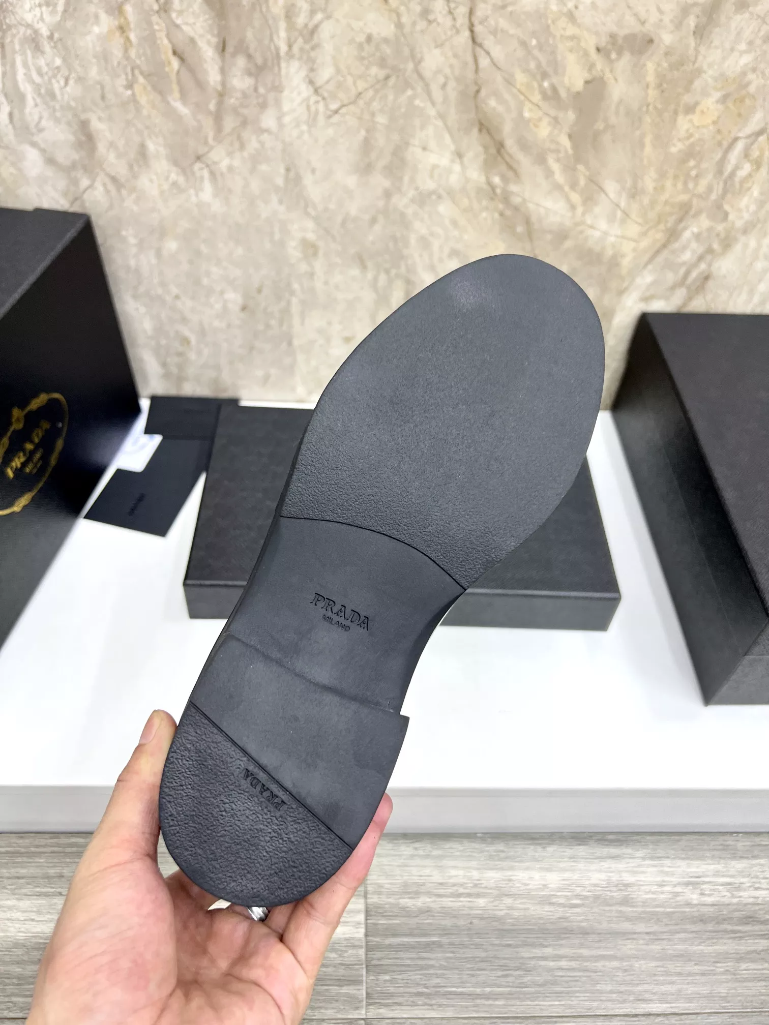 Prada Leather Shoes For Men Comfortable 6457