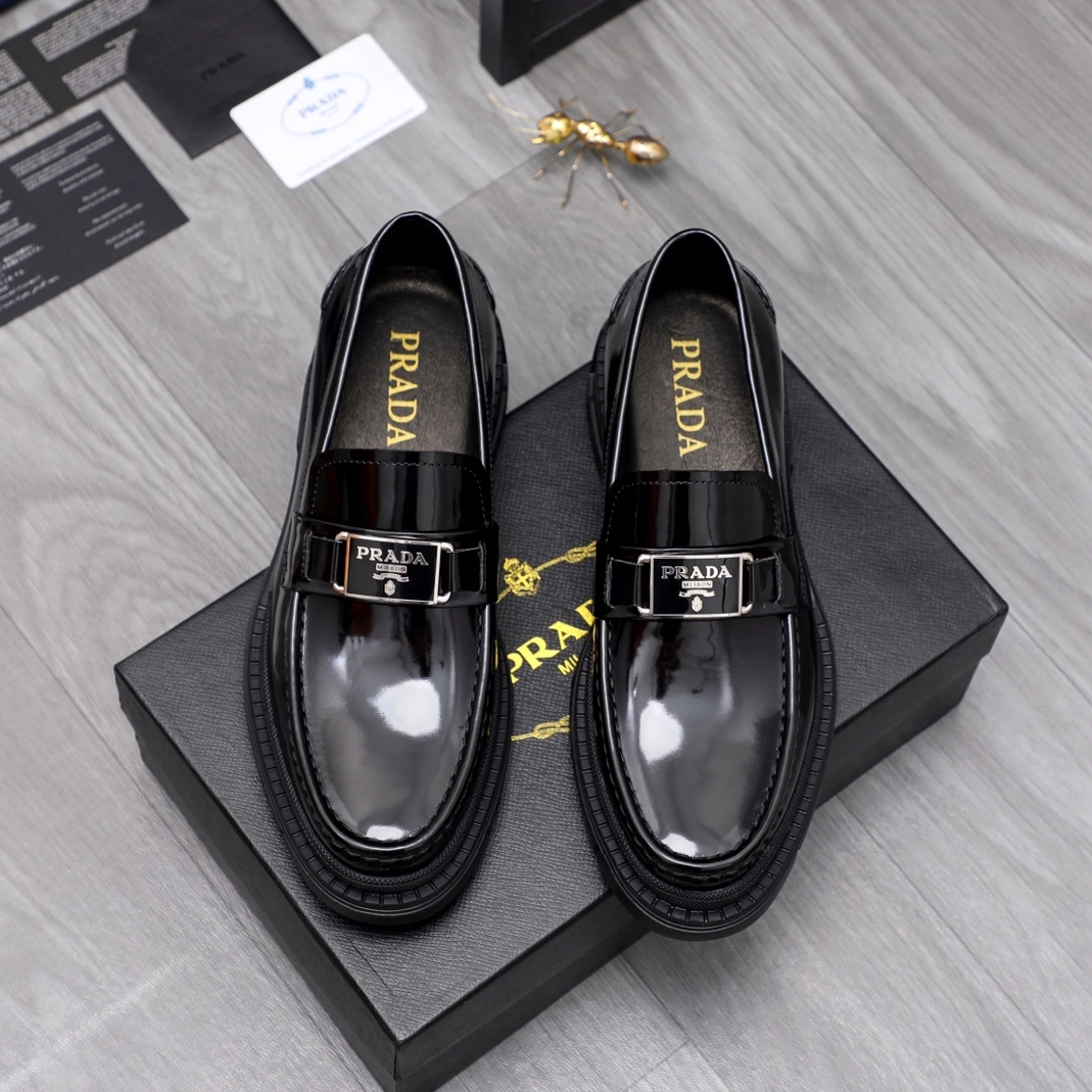 Prada Leather Shoes For Men Comfortable 7866