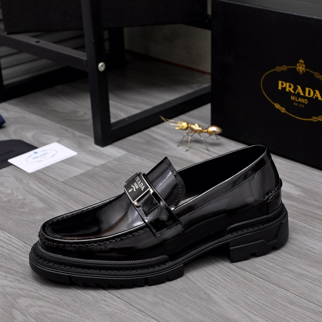 Prada Leather Shoes For Men Comfortable 7866