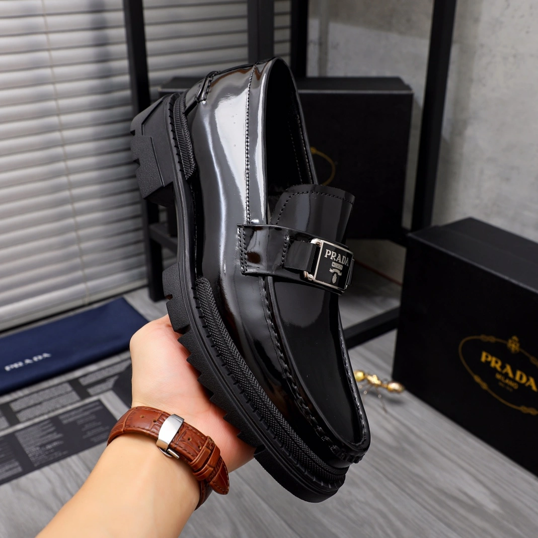 Prada Leather Shoes For Men Comfortable 7866
