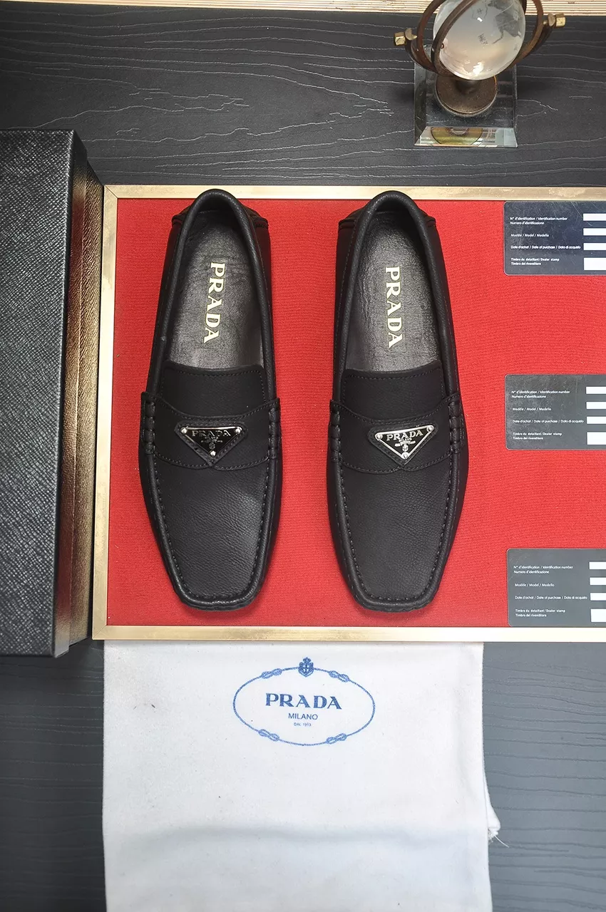Prada Leather Shoes For Men Compact 4439