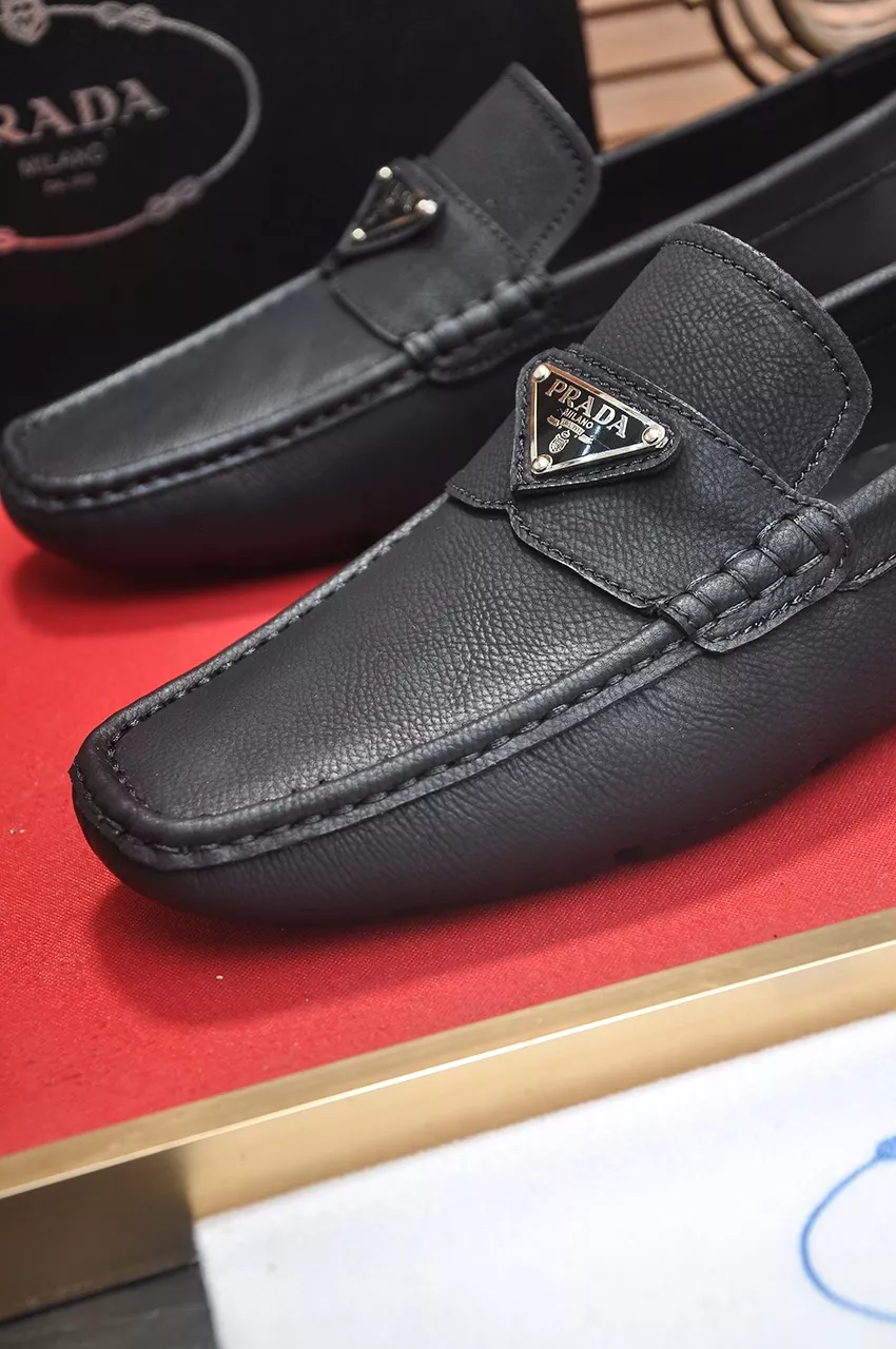 Prada Leather Shoes For Men Compact 4439