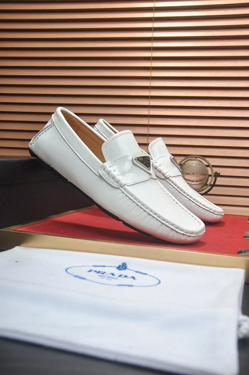 Prada Leather Shoes For Men Compact 5019