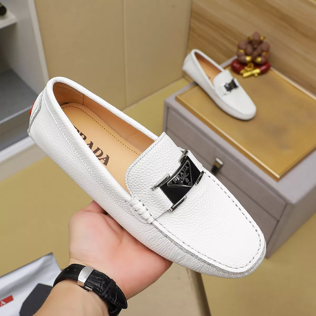Prada Leather Shoes For Men DailyWear 2280