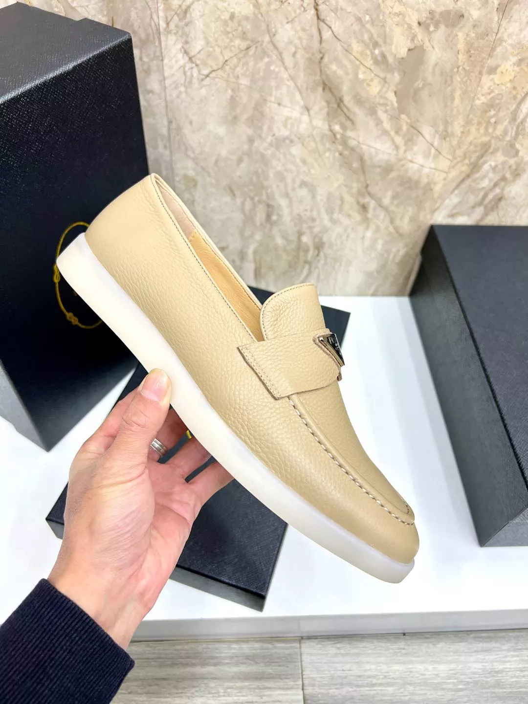 Prada Leather Shoes For Men EyeCatching 168