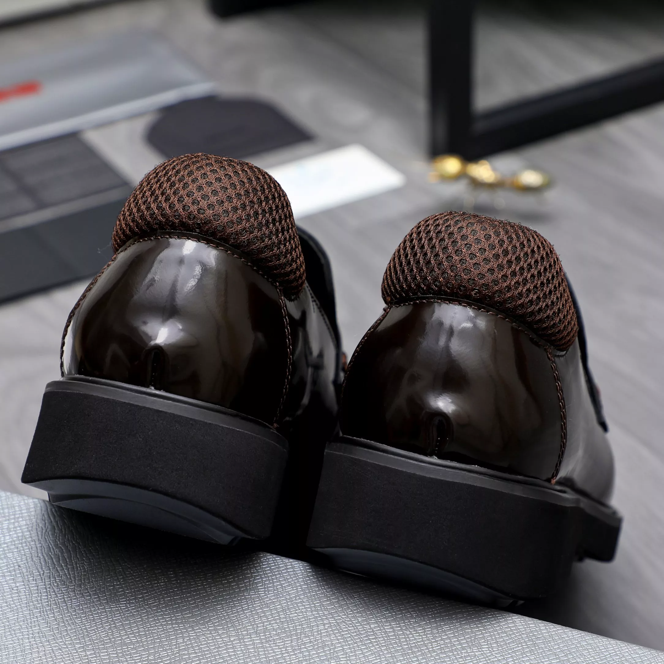 Prada Leather Shoes For Men Functional 4220