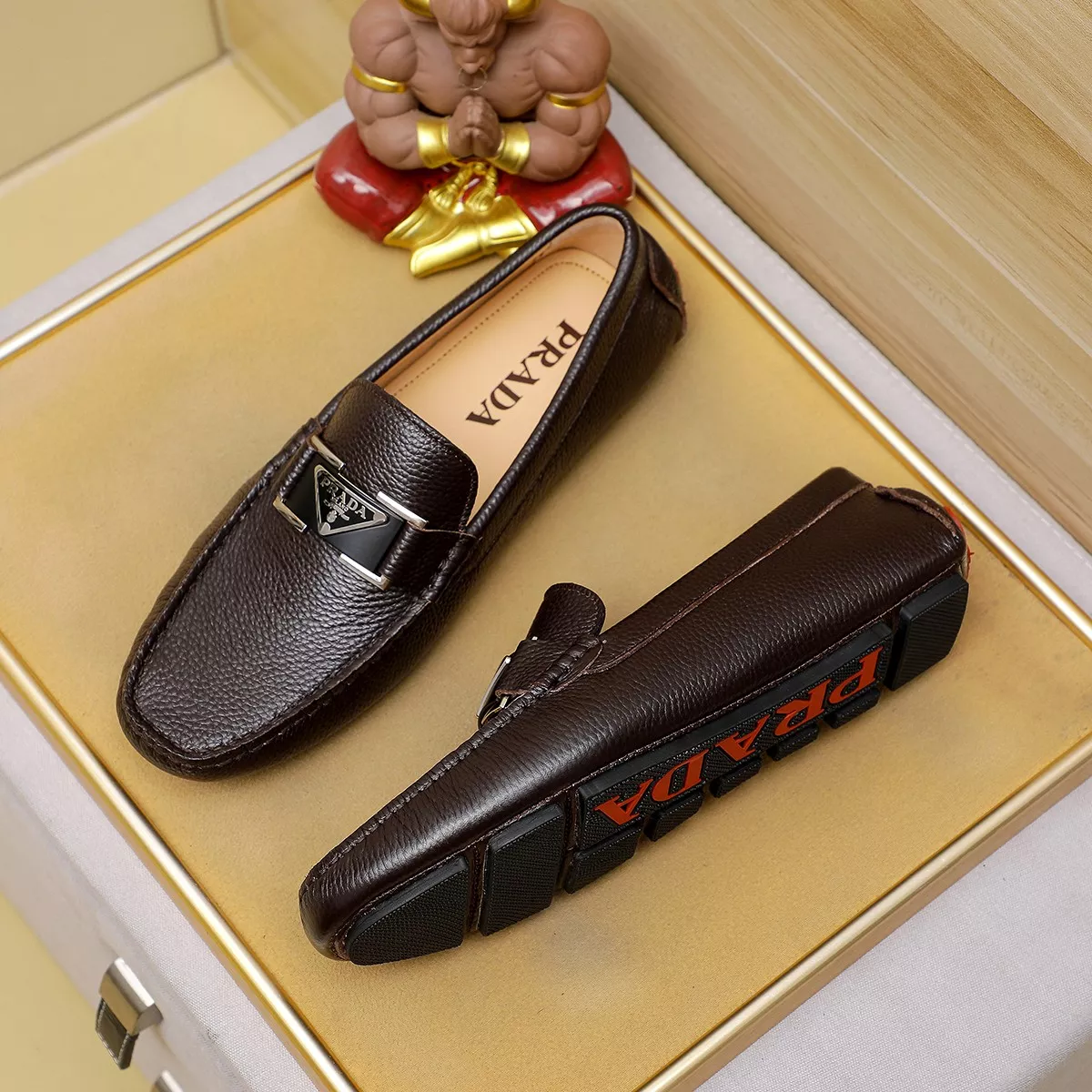 Prada Leather Shoes For Men GoodFit 1975