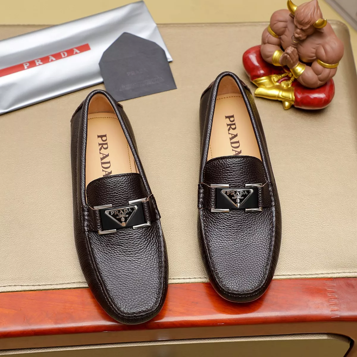 Prada Leather Shoes For Men GoodFit 1975