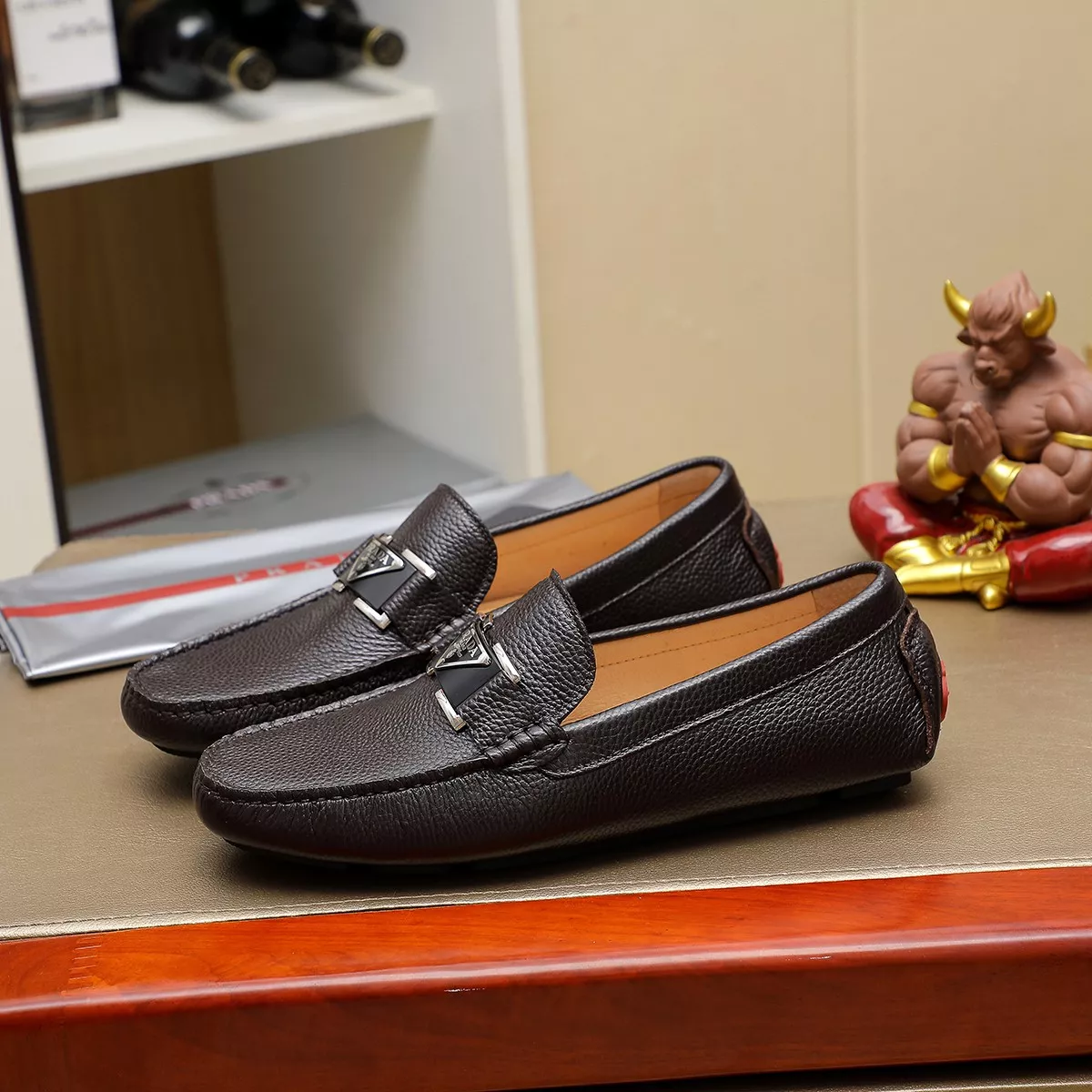 Prada Leather Shoes For Men GoodFit 1975
