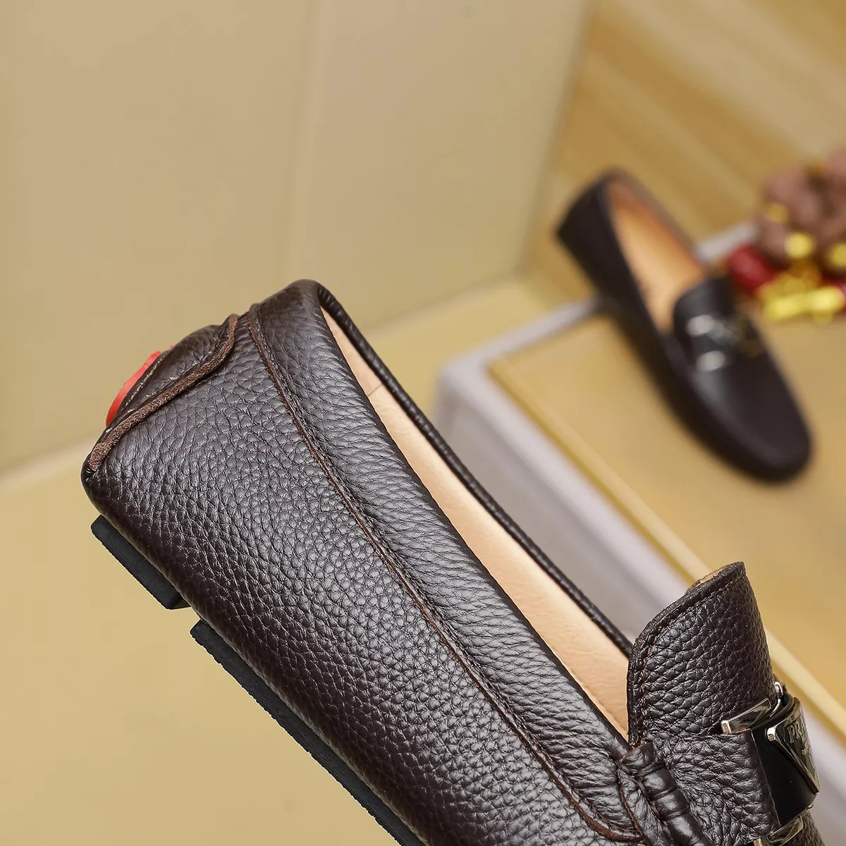 Prada Leather Shoes For Men GoodFit 1975