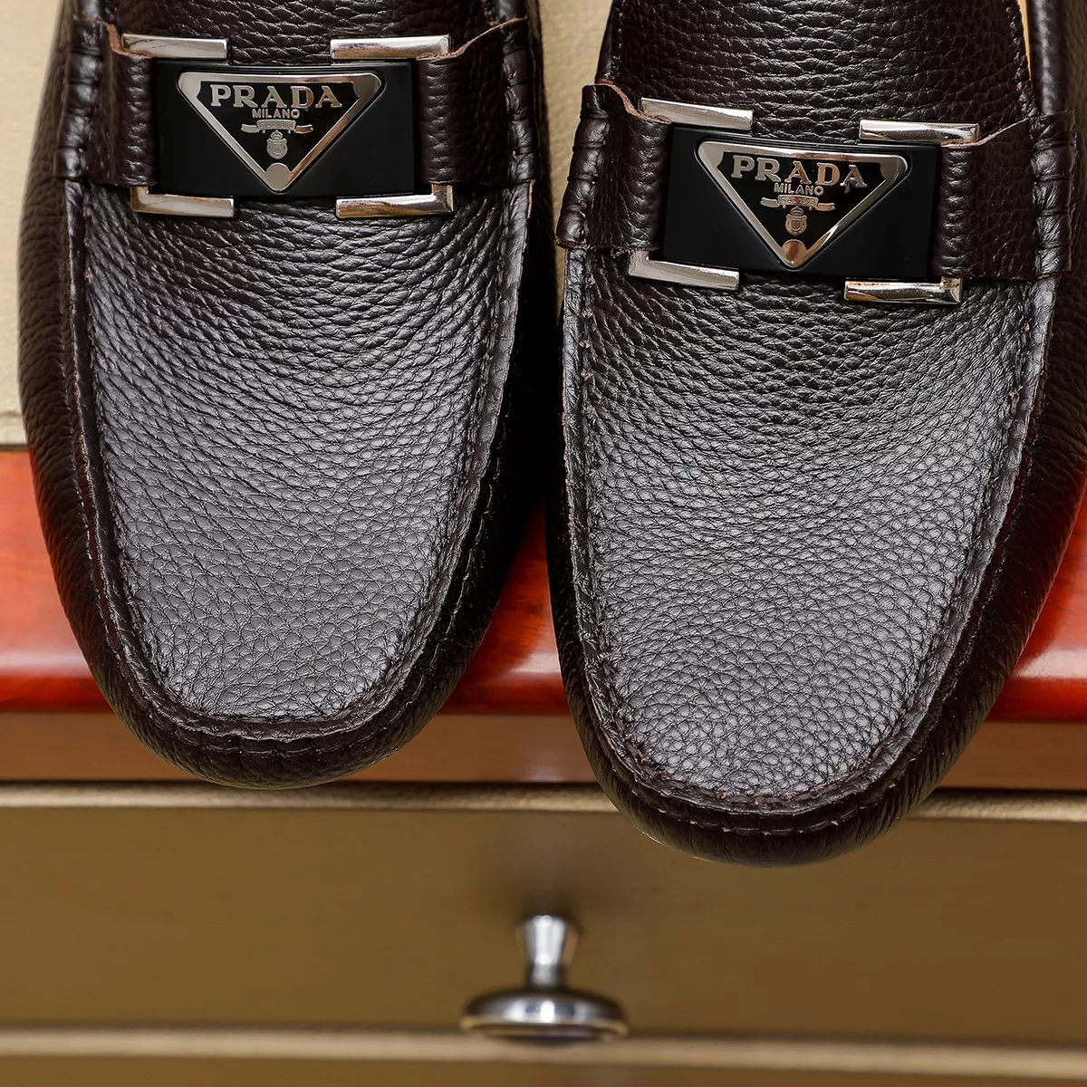 Prada Leather Shoes For Men GoodFit 1975