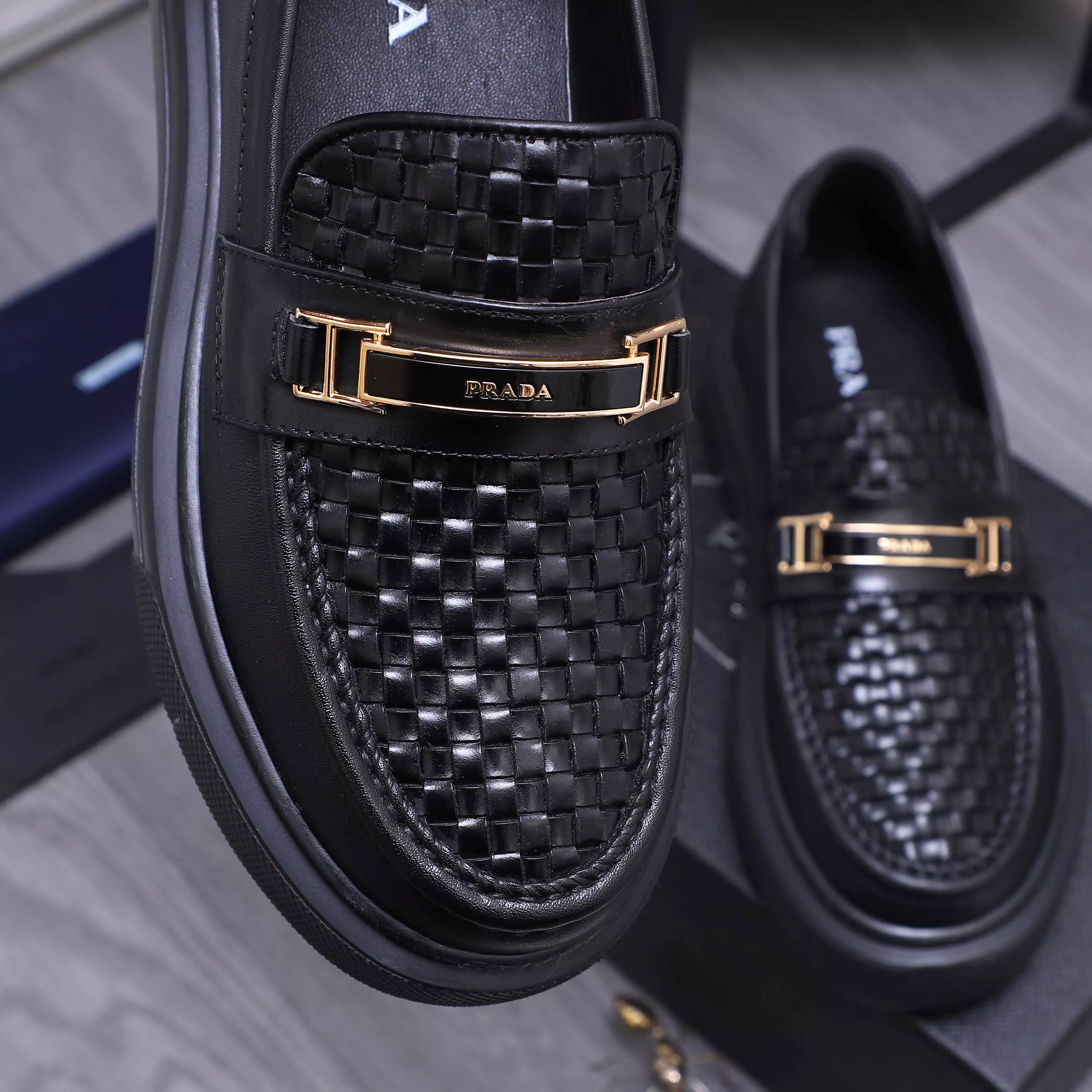 Prada Leather Shoes For Men GoodFit 9828