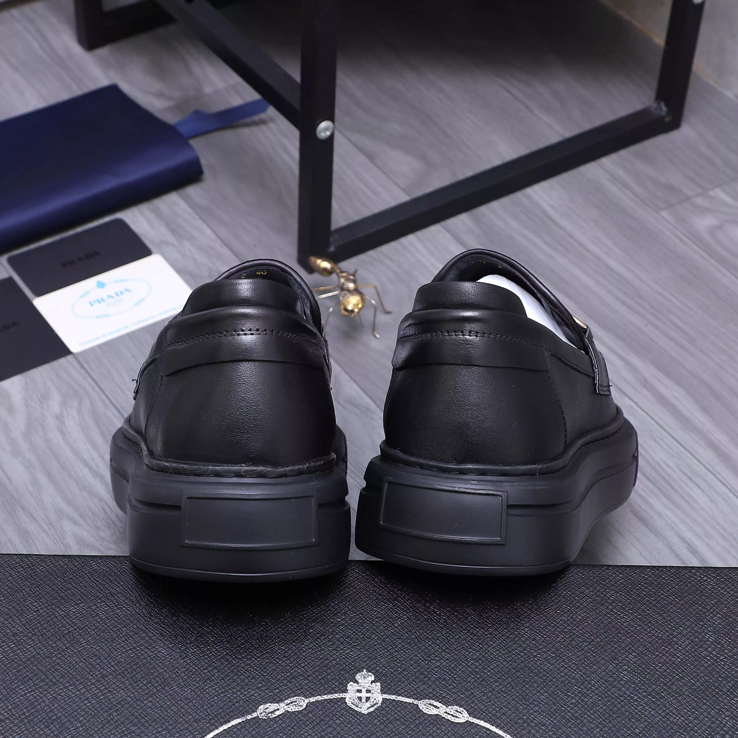 Prada Leather Shoes For Men GoodFit 9828