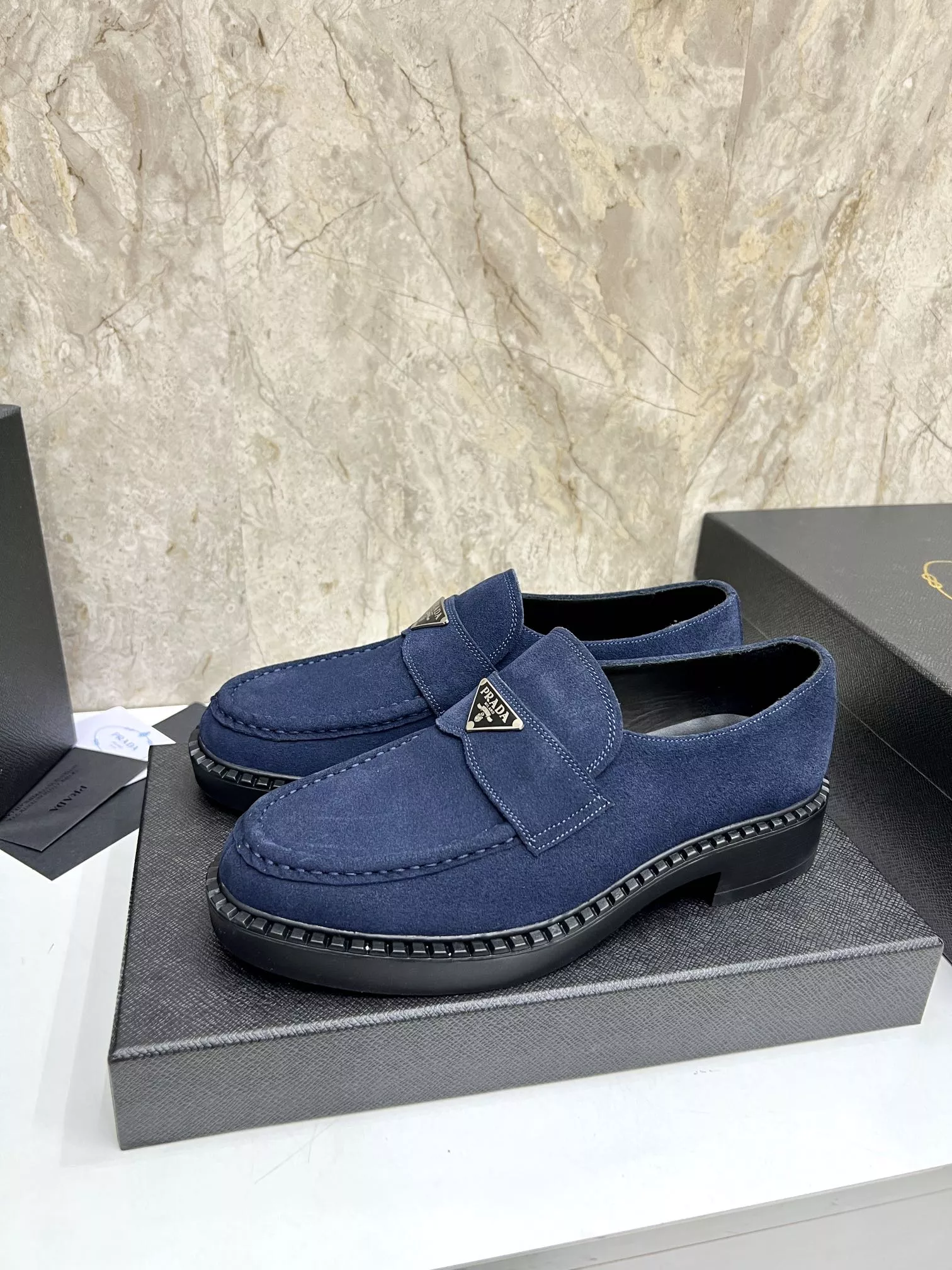 Prada Leather Shoes For Men Lightweight 6596