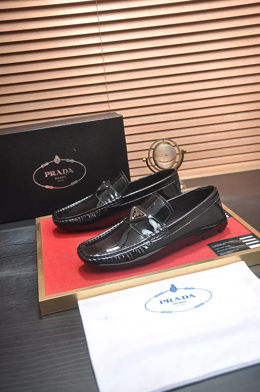 Prada Leather Shoes For Men NewStyle 1669