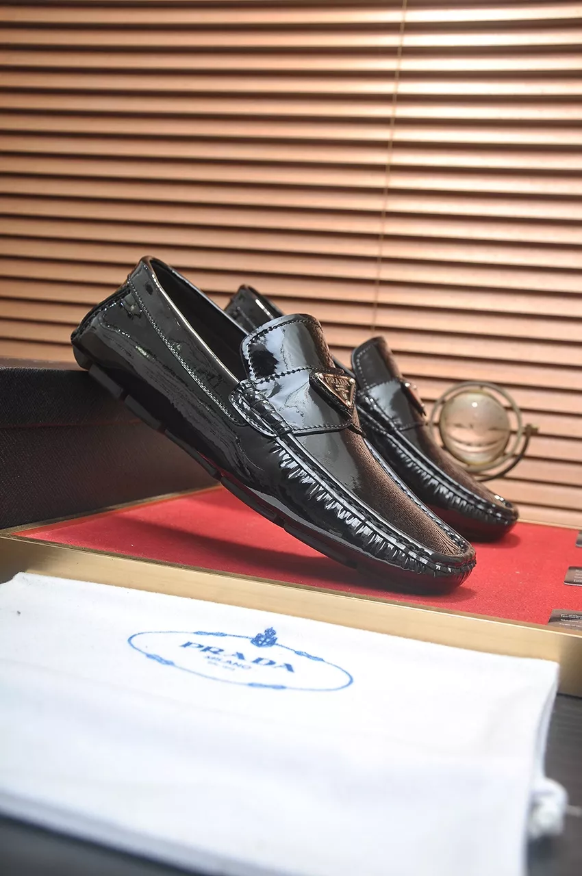 Prada Leather Shoes For Men NewStyle 1669