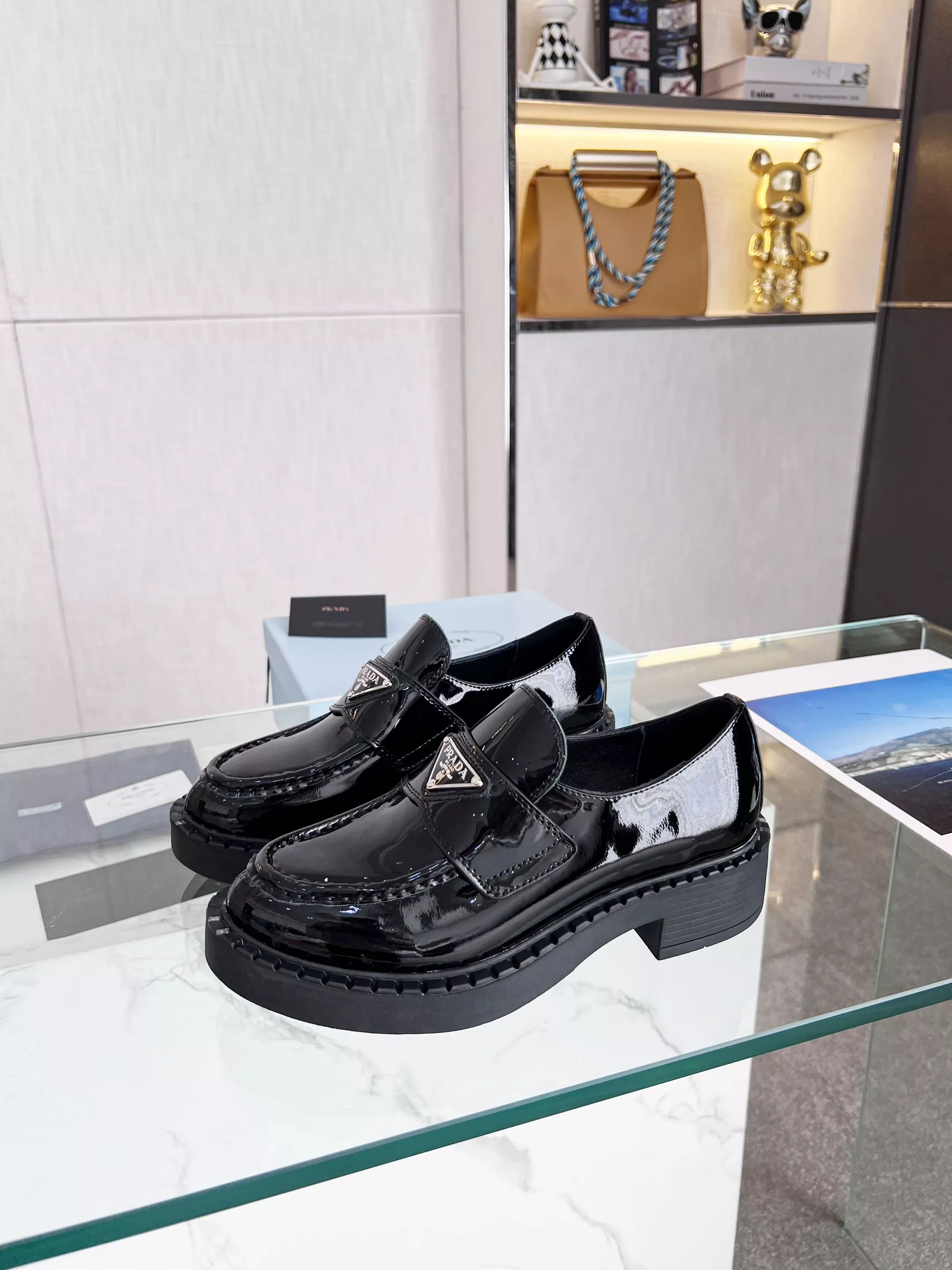 Prada Leather Shoes For Men NewStyle 8108