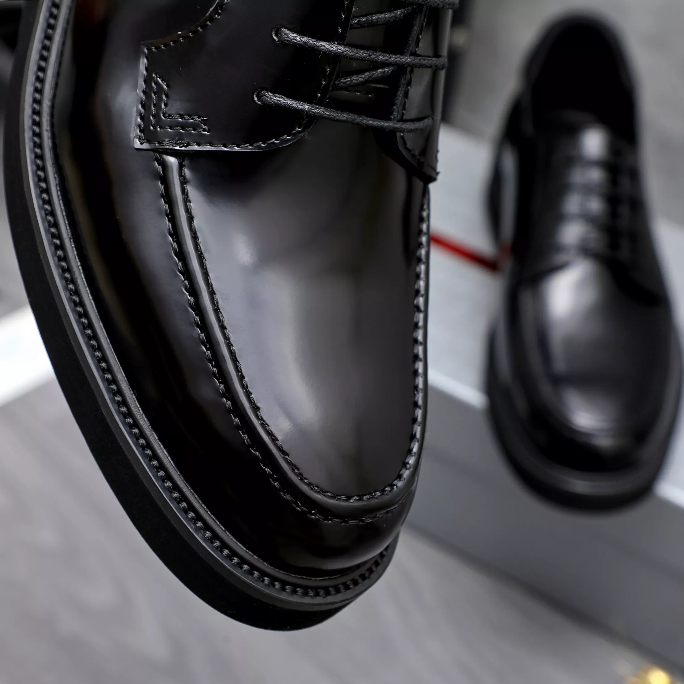 Prada Leather Shoes For Men Popular 8281