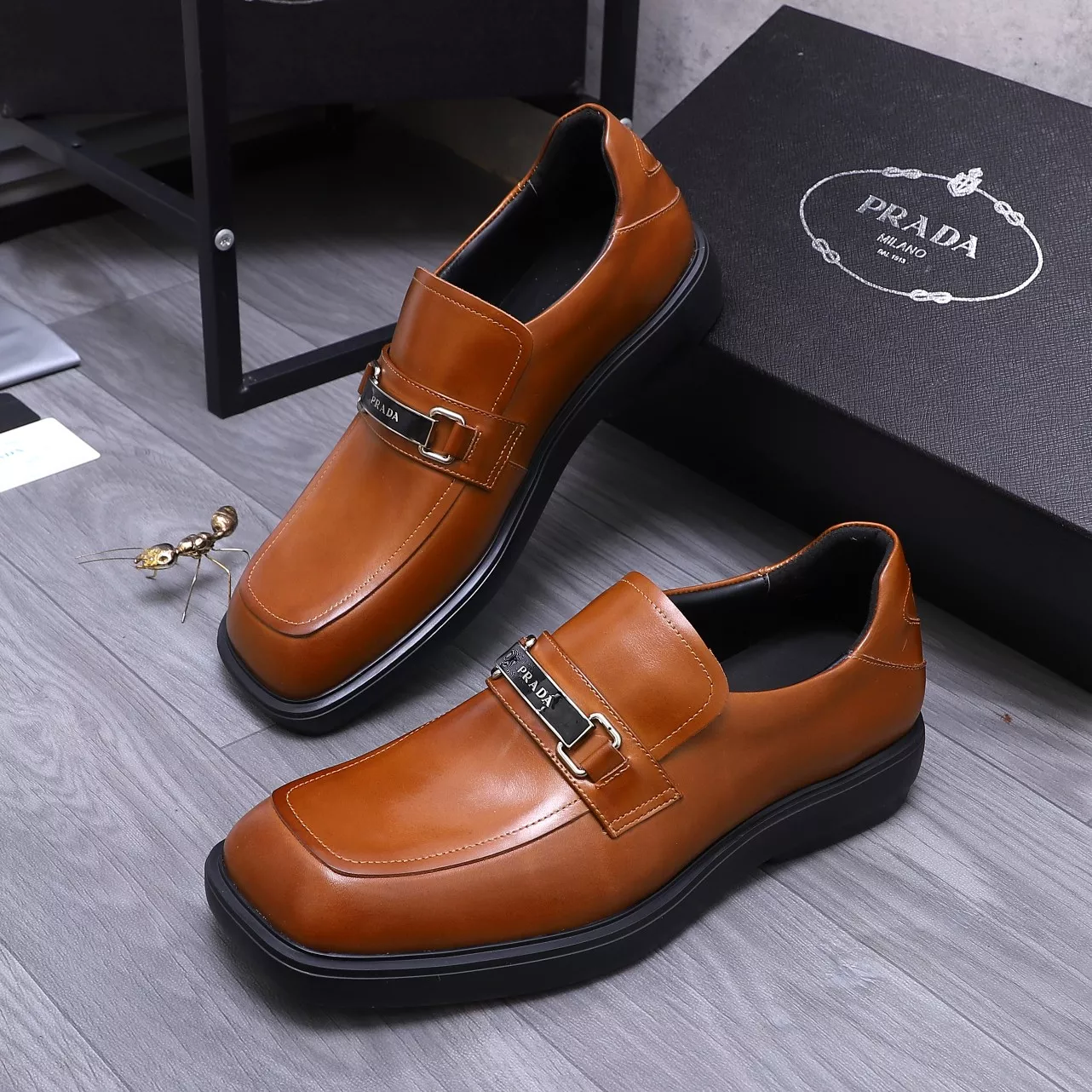 Prada Leather Shoes For Men Resilient 1558