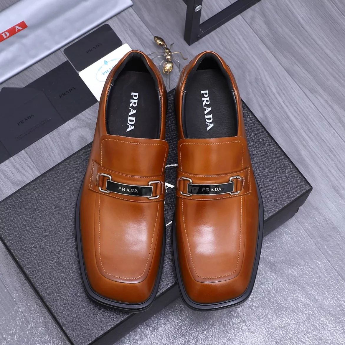 Prada Leather Shoes For Men Resilient 1558