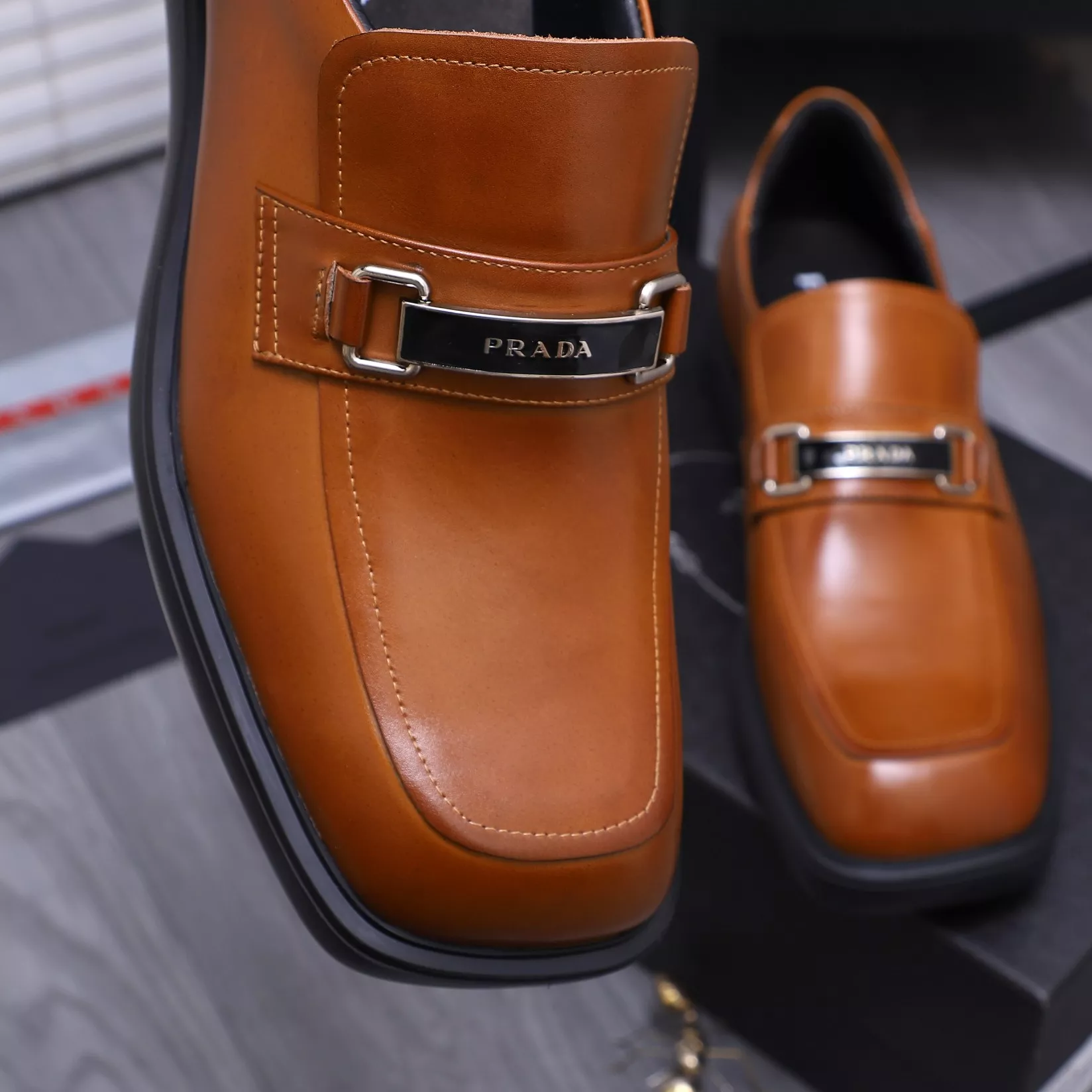Prada Leather Shoes For Men Resilient 1558