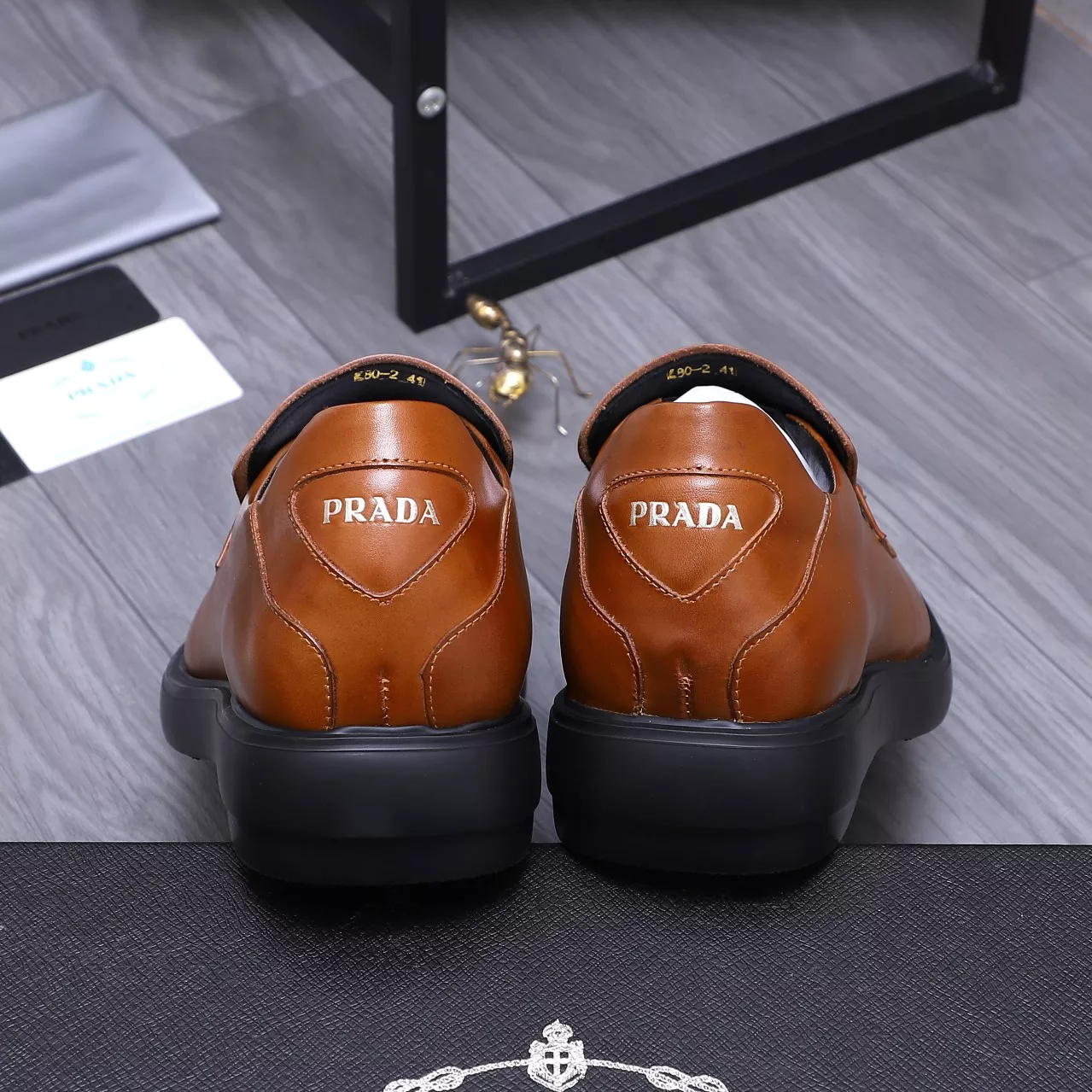 Prada Leather Shoes For Men Resilient 1558