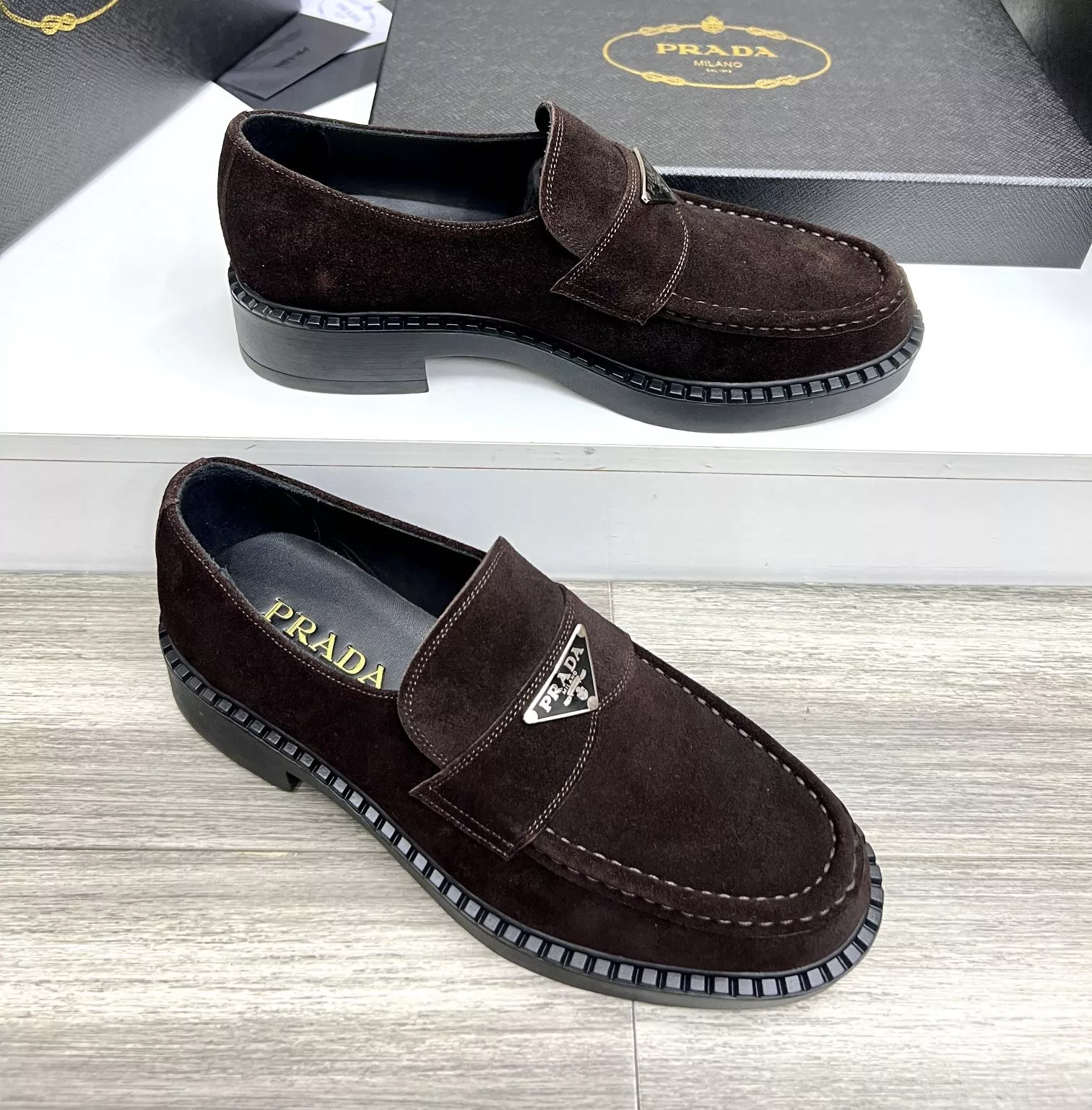 Prada Leather Shoes For Men Soft 2027