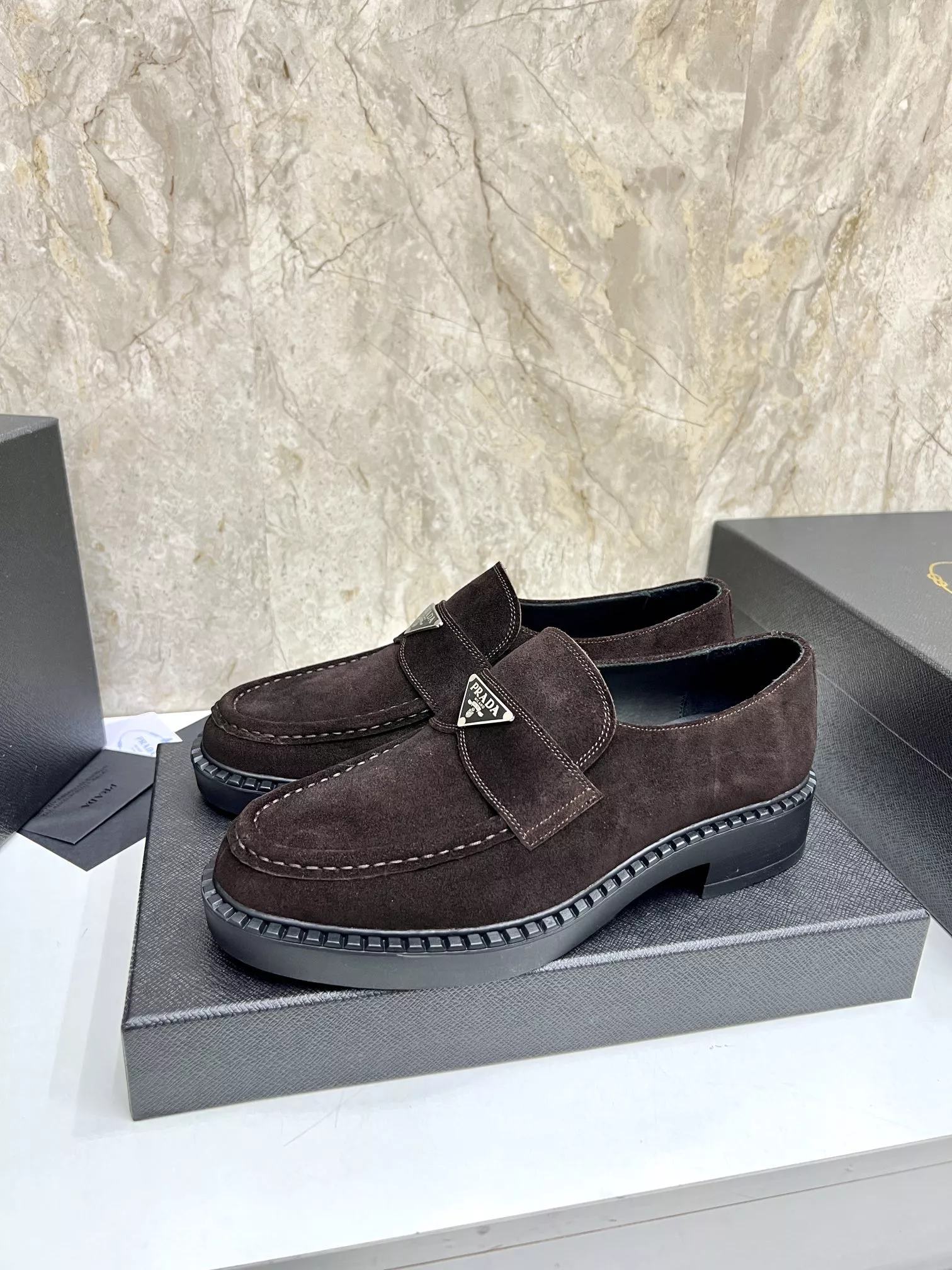 Prada Leather Shoes For Men Soft 2027