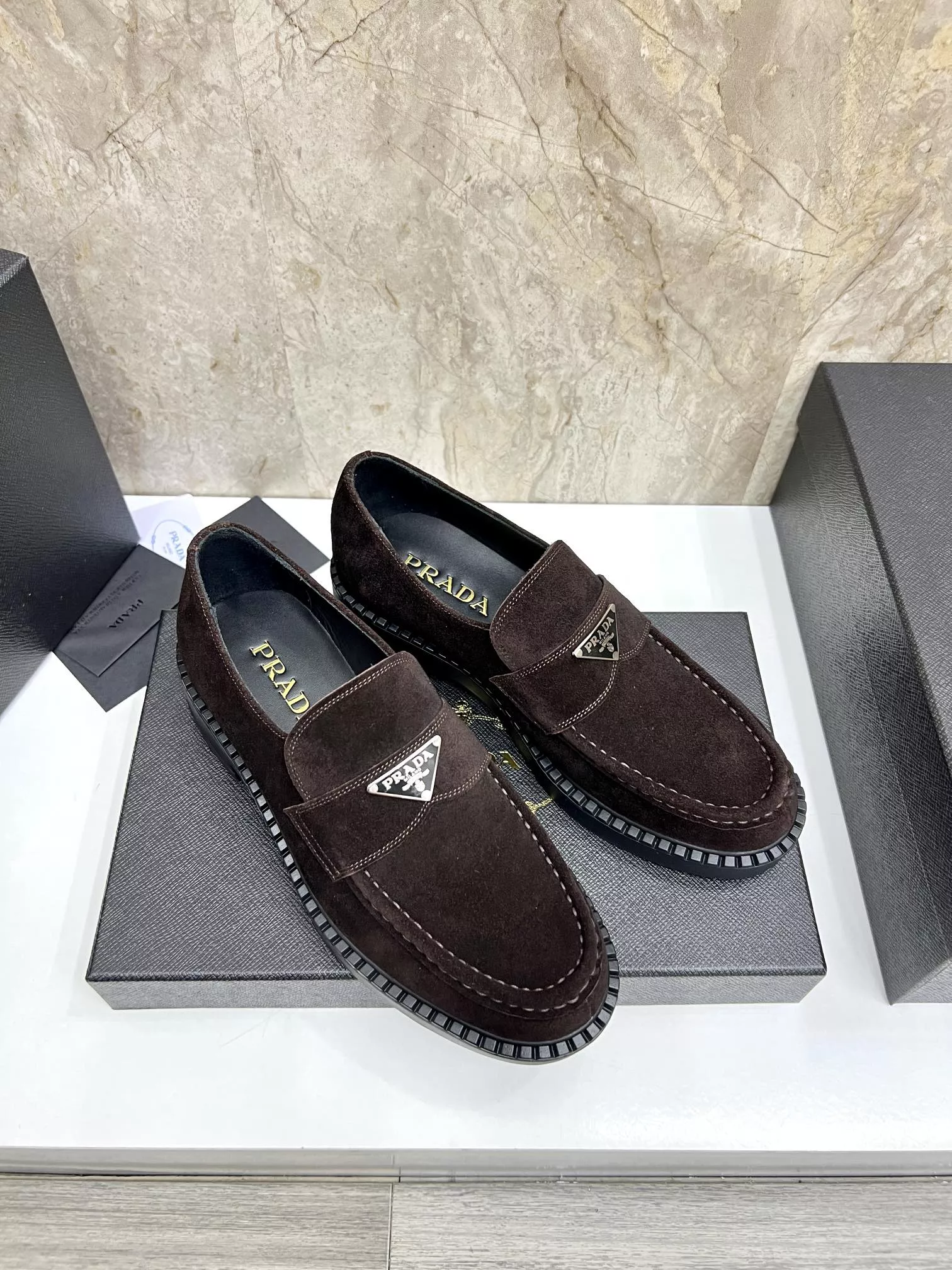 Prada Leather Shoes For Men Soft 2027