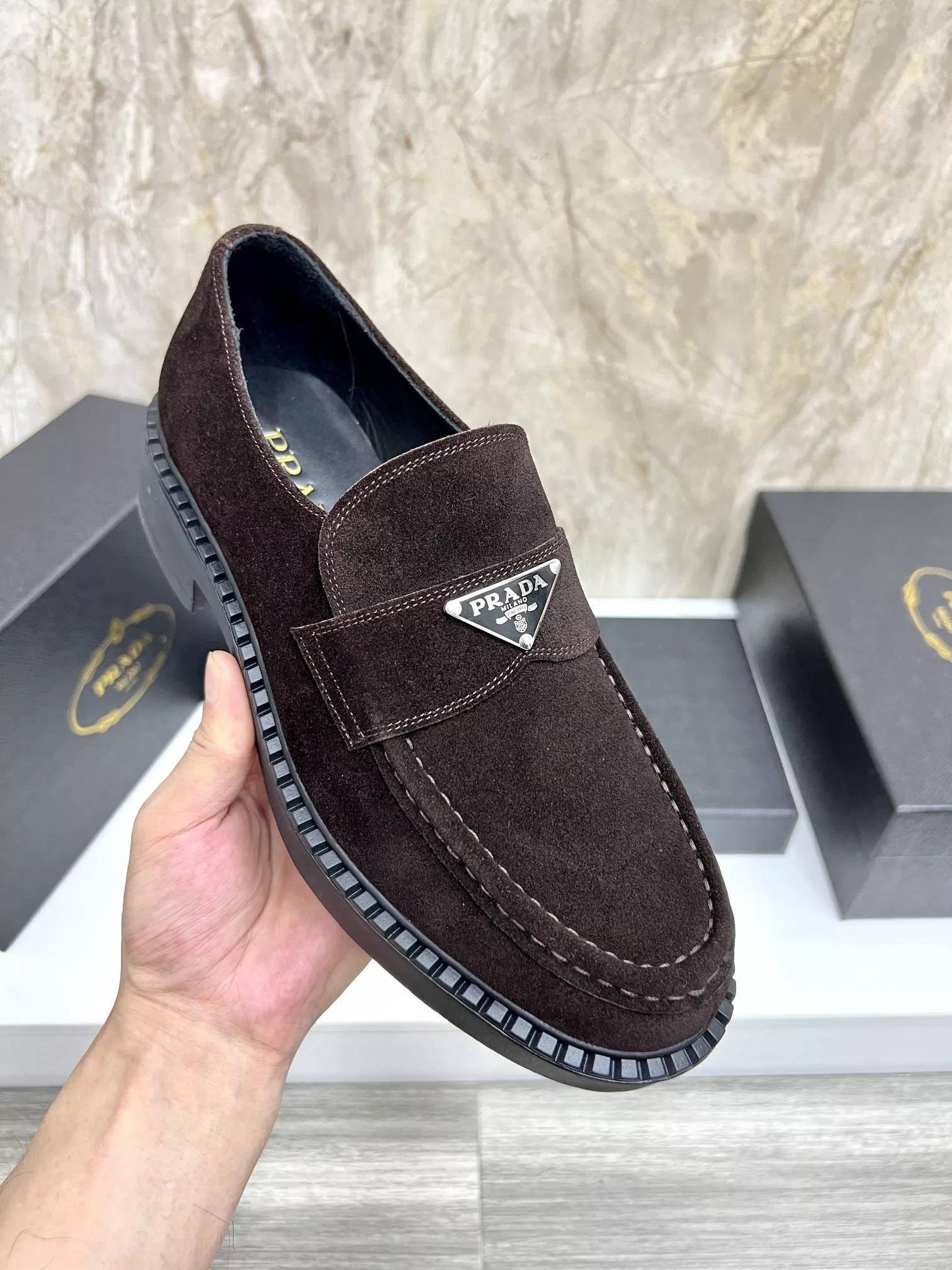 Prada Leather Shoes For Men Soft 2027