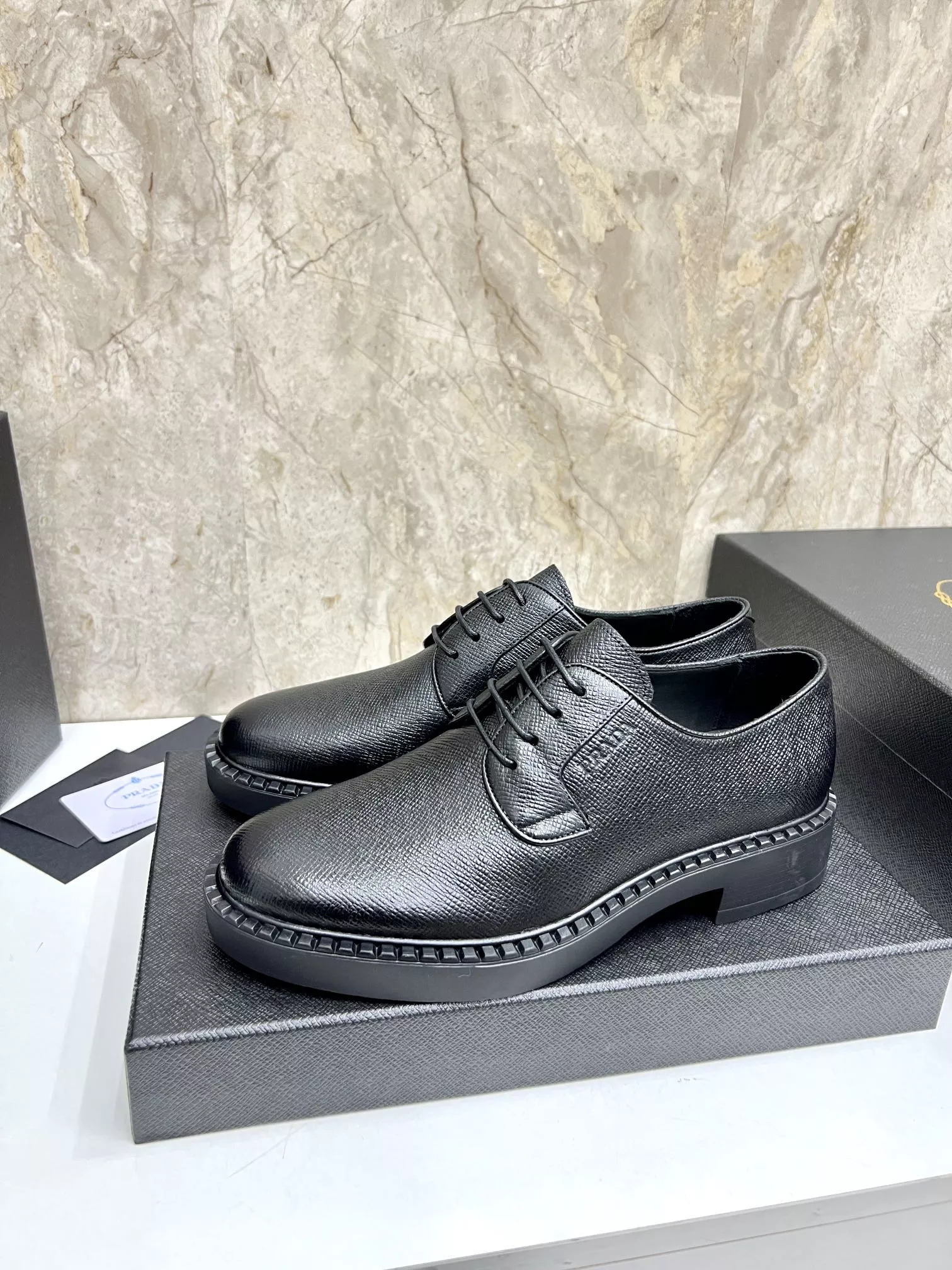 Prada Leather Shoes For Men Soft 993