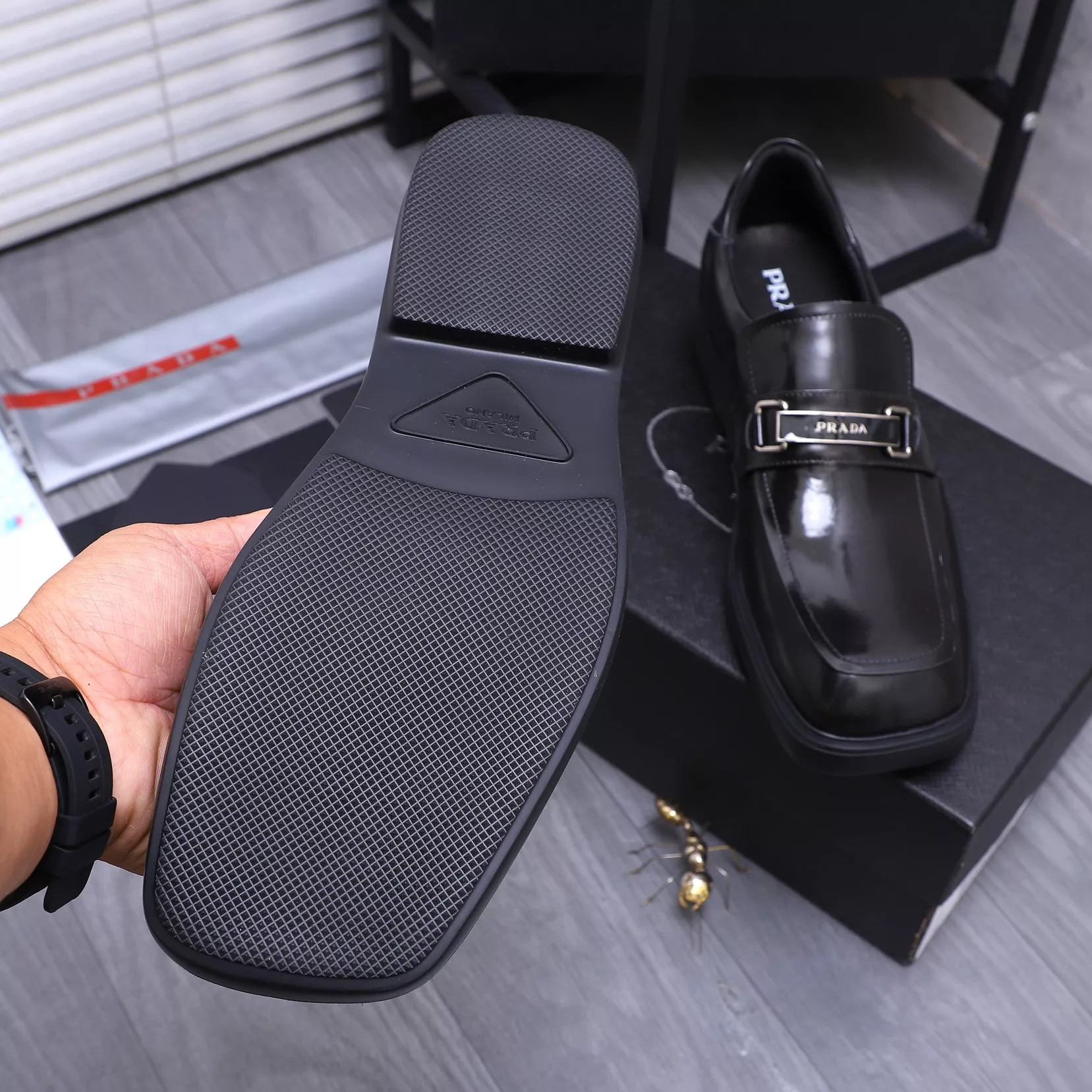 Prada Leather Shoes For Men Stylish 2030