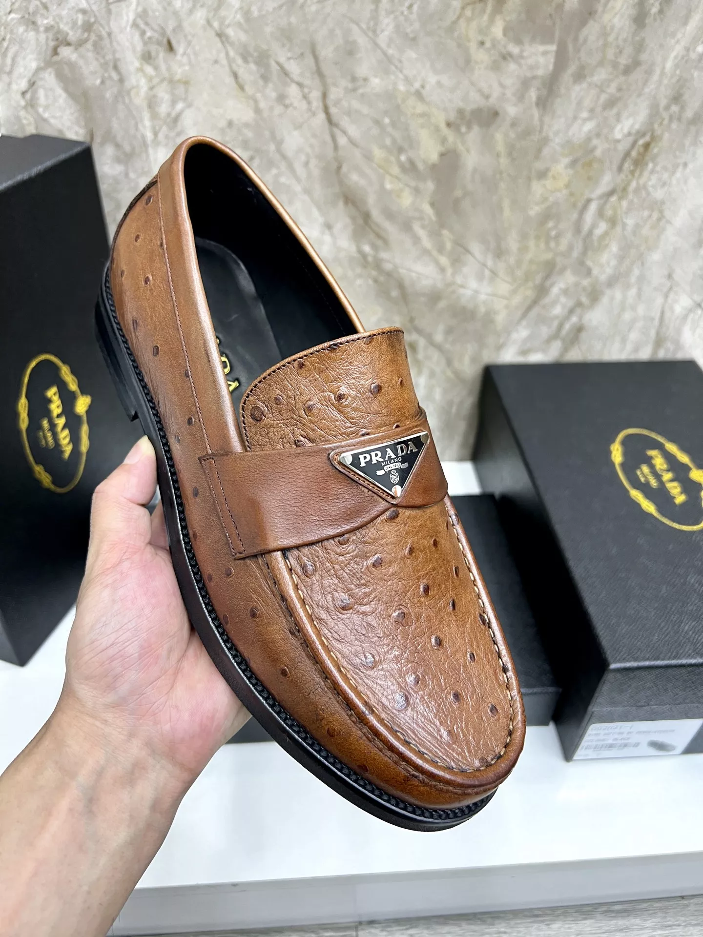 Prada Leather Shoes For Men WellDesigned 5035