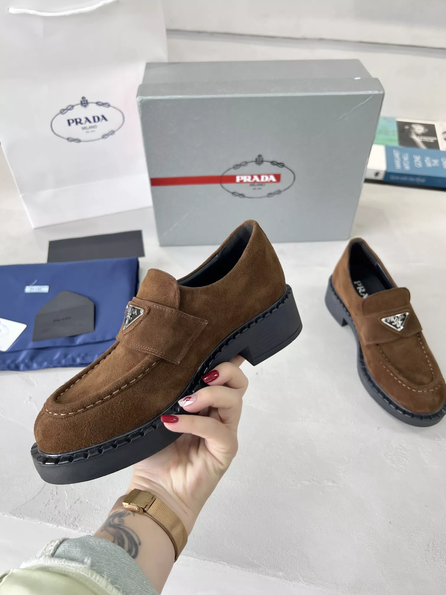 Prada Leather Shoes For Men WellDesigned 733