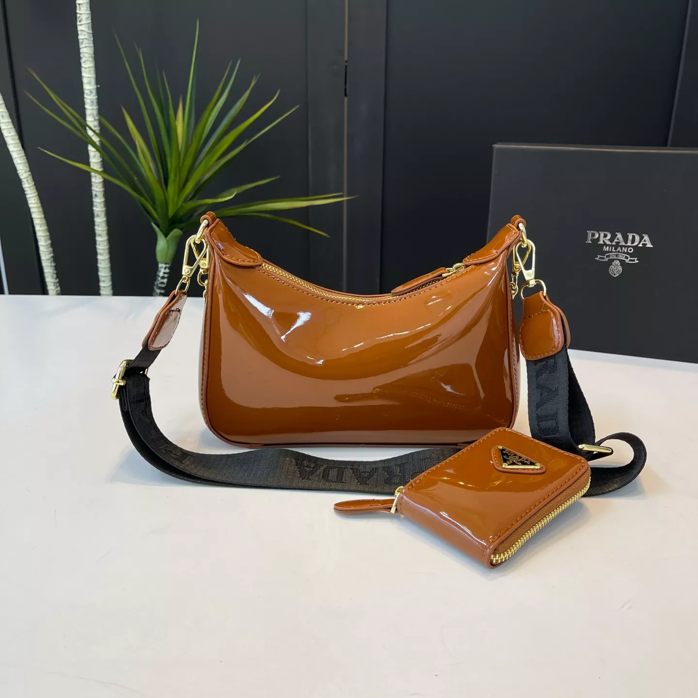 Prada Messenger Bags For Women Durable 8036