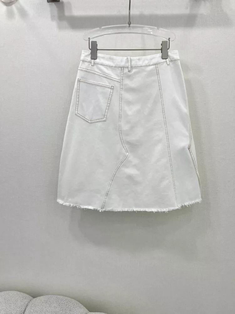 Prada Midi Skirt For Women Stylish 8771