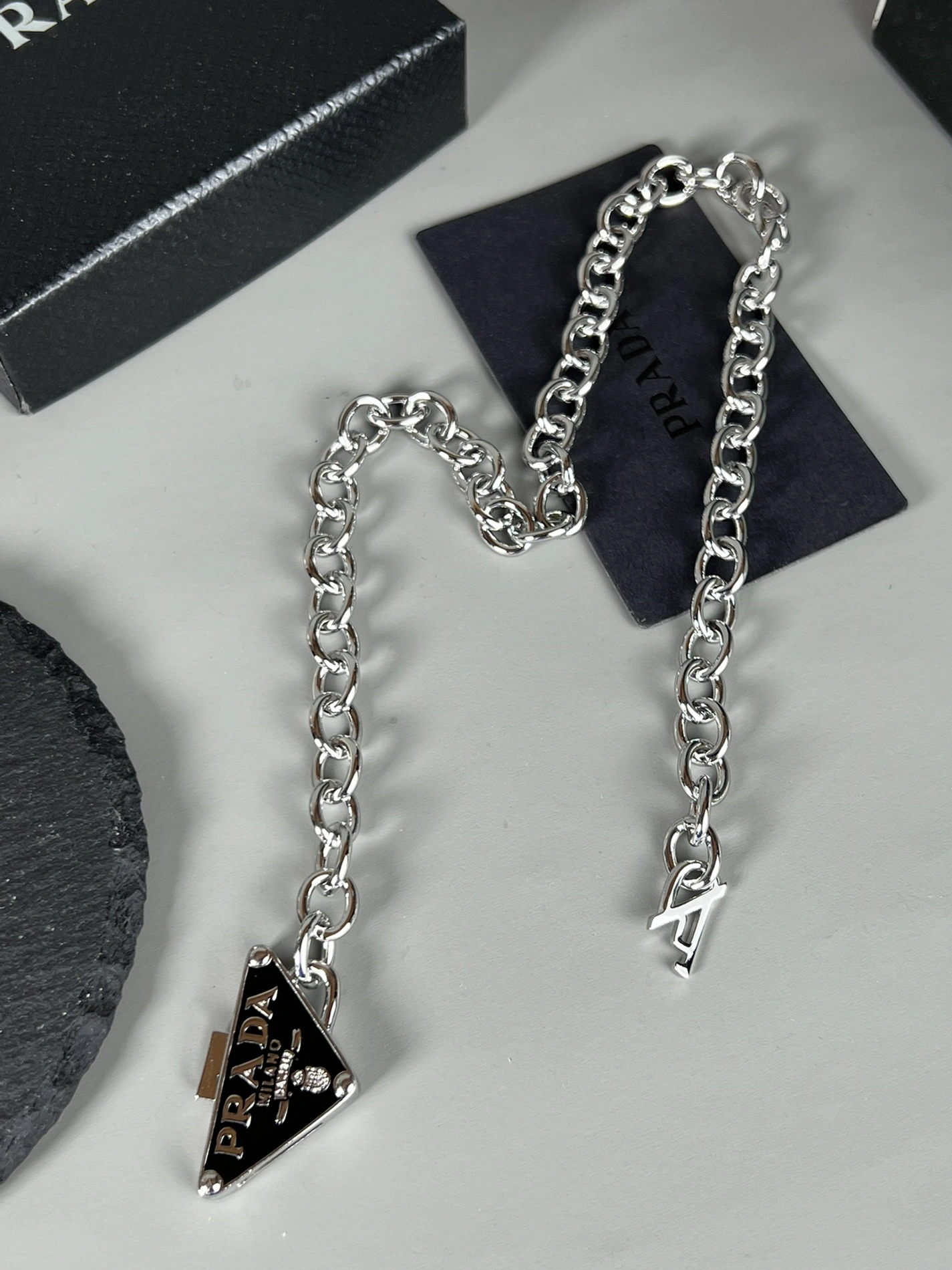 Prada Necklace Stylish 7674