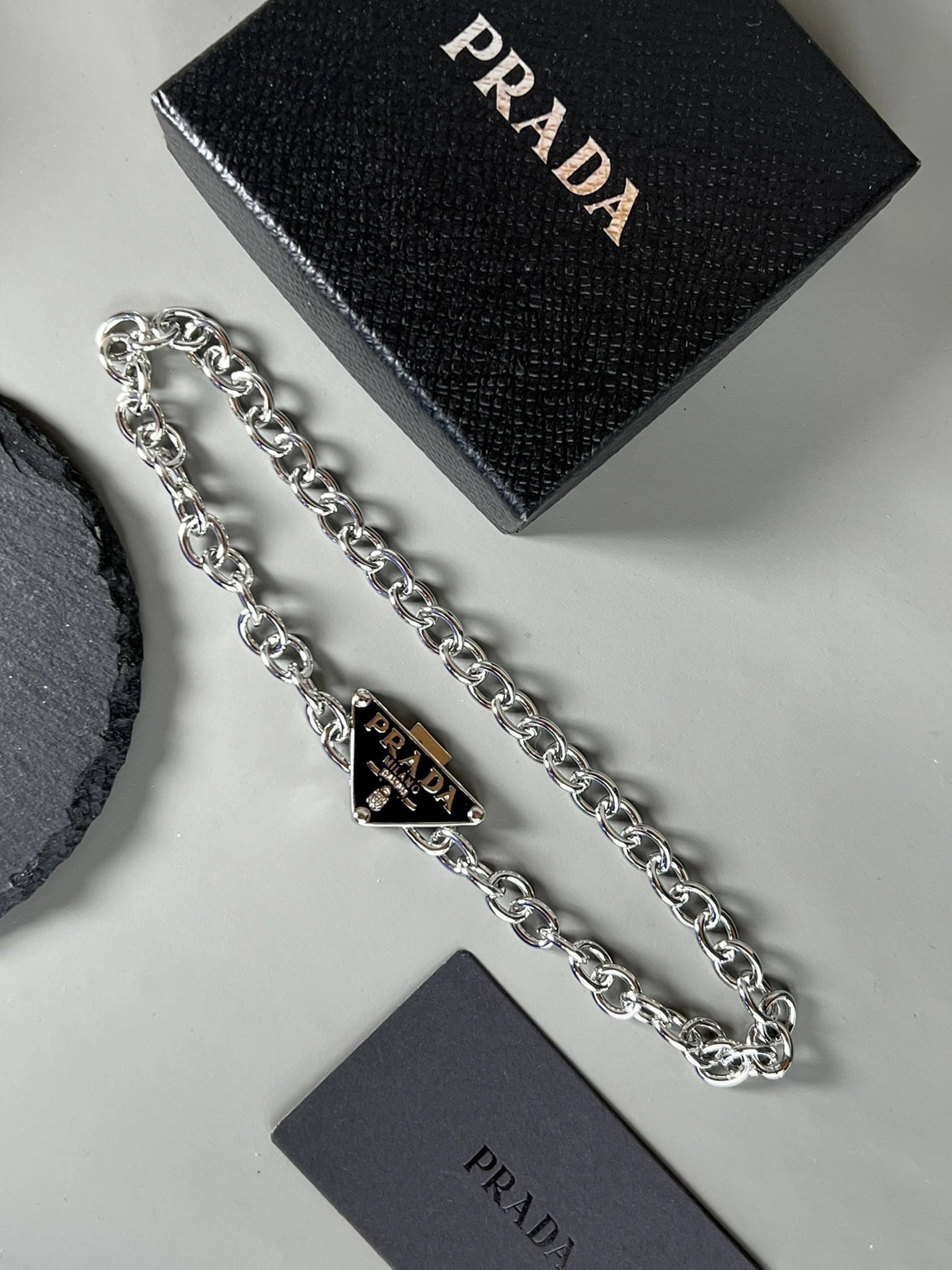 Prada Necklace Stylish 7674